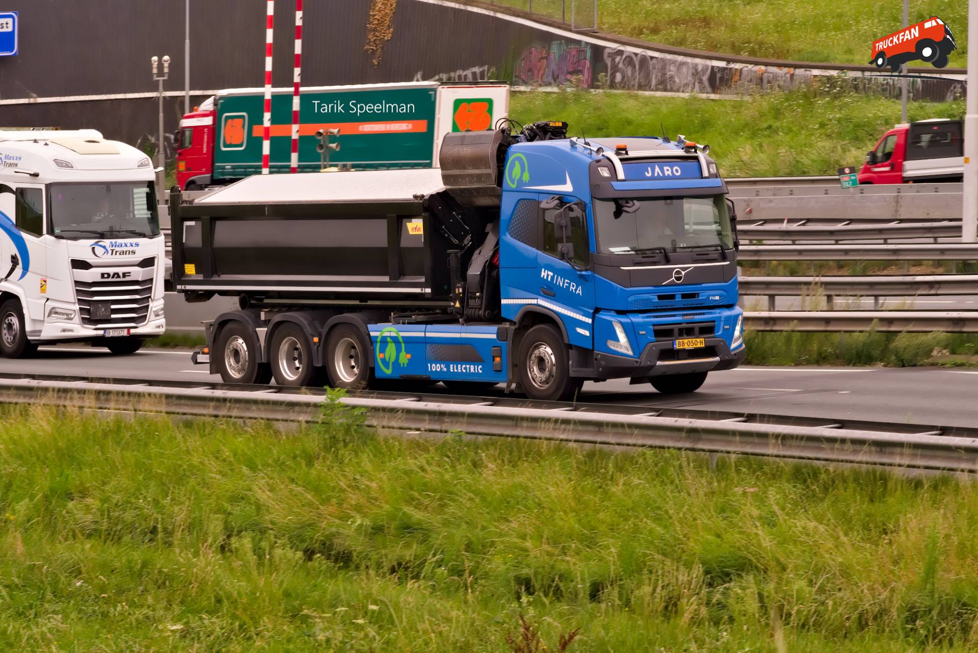 Volvo FMX Electric vrachtwagen met kenteken BB-050-H