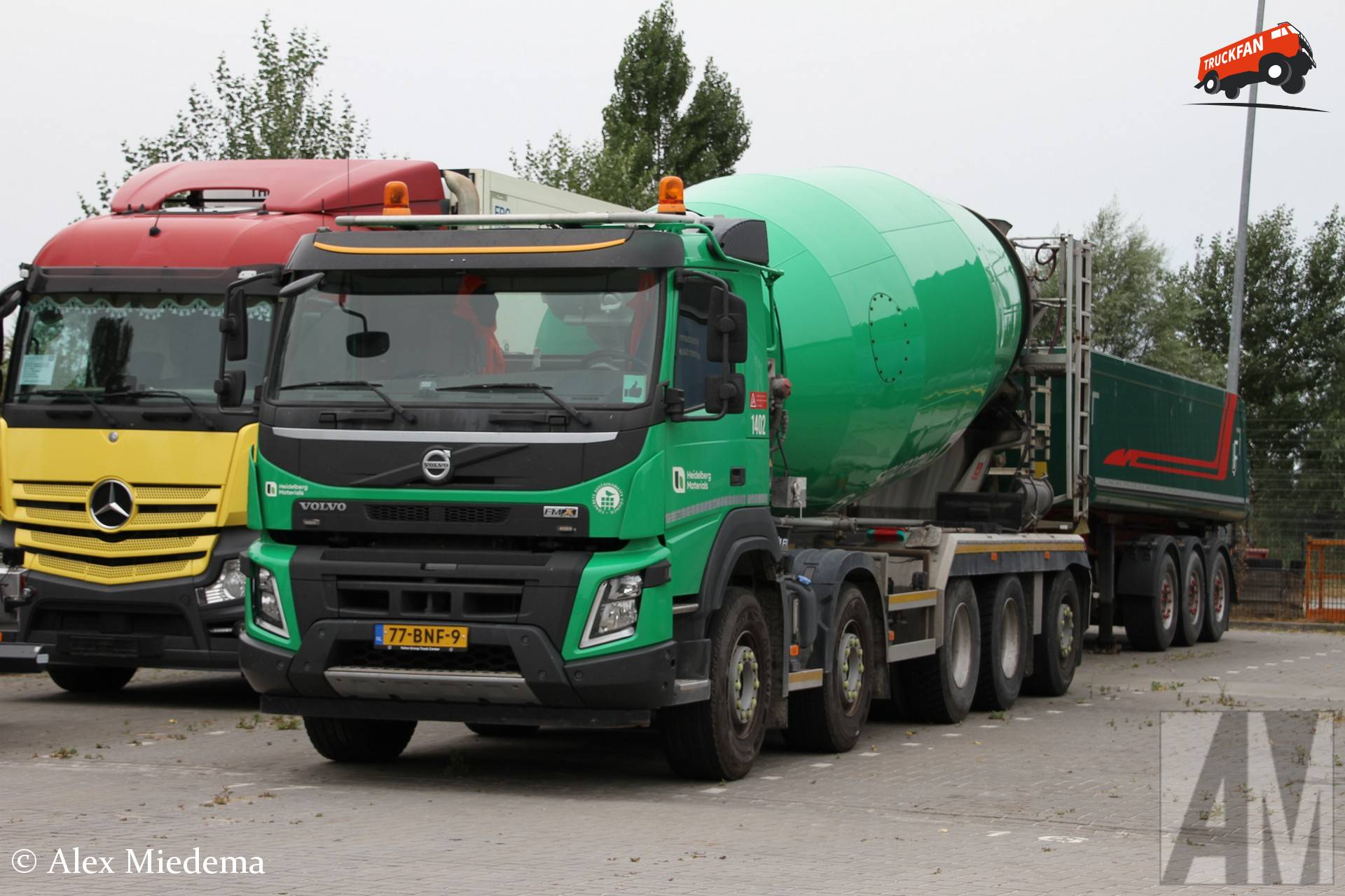 Volvo FMX 10x4 truck at LVS Leeuwarden