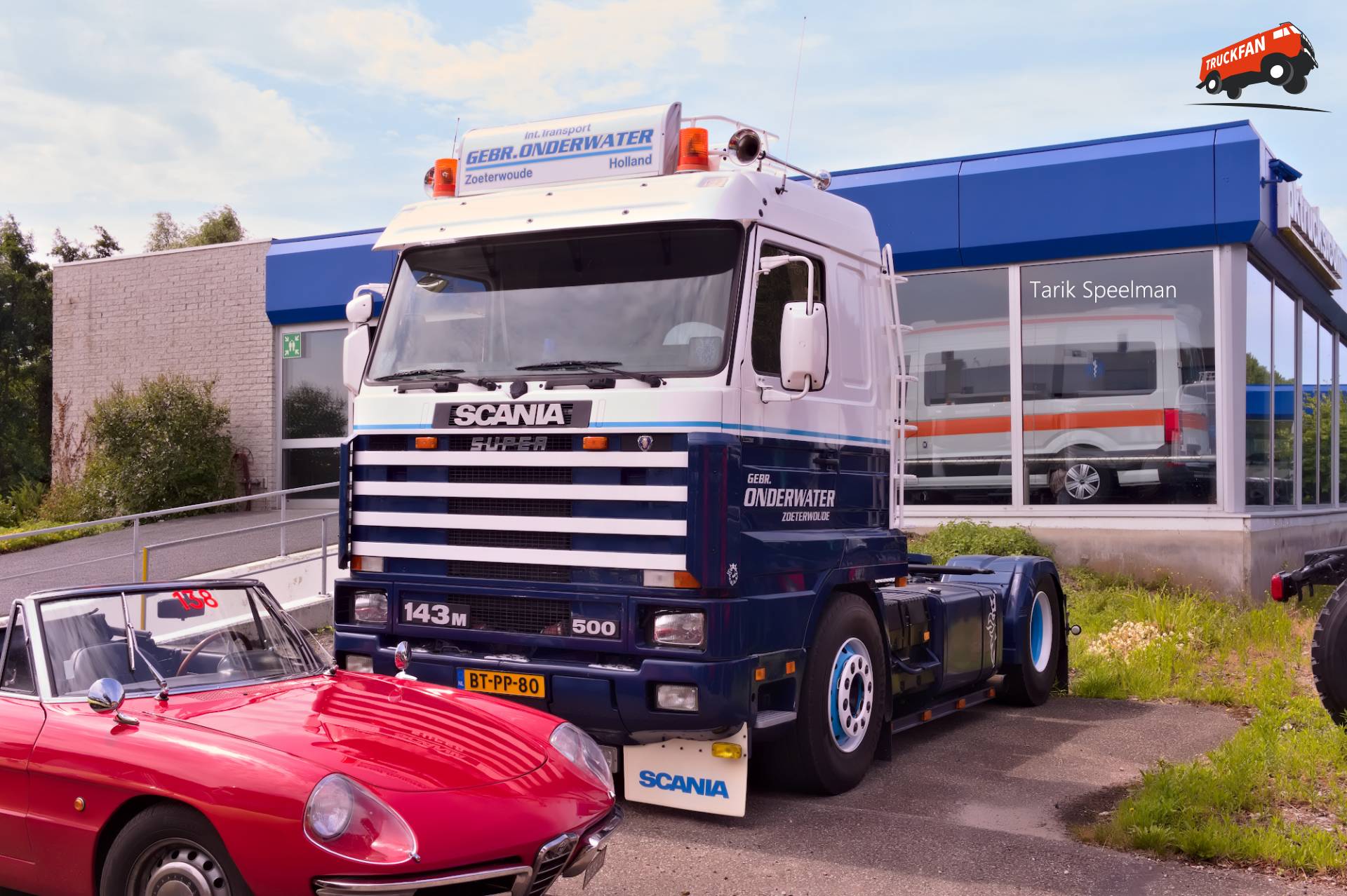 Scania 143M truck BT-PP-80 at PK Trucks