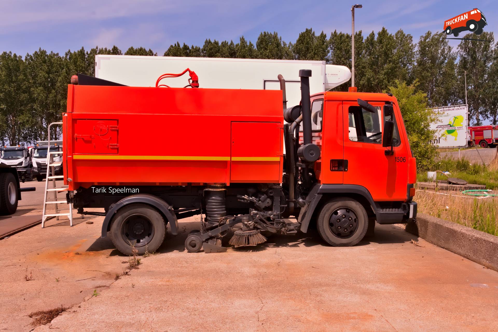 DAF 45 veegmachine bij PK Trucks