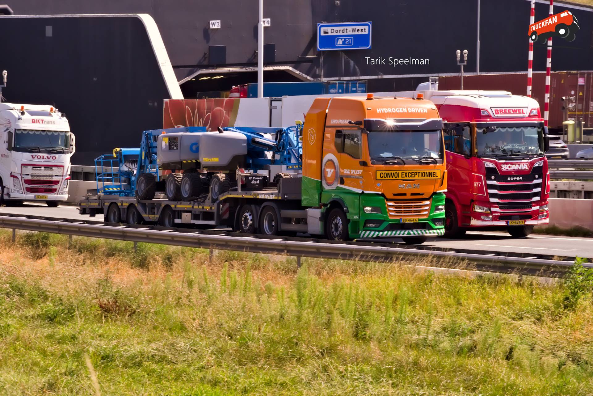 MAN TGX 3rd Gen hydrogen truck van Van der Vlist