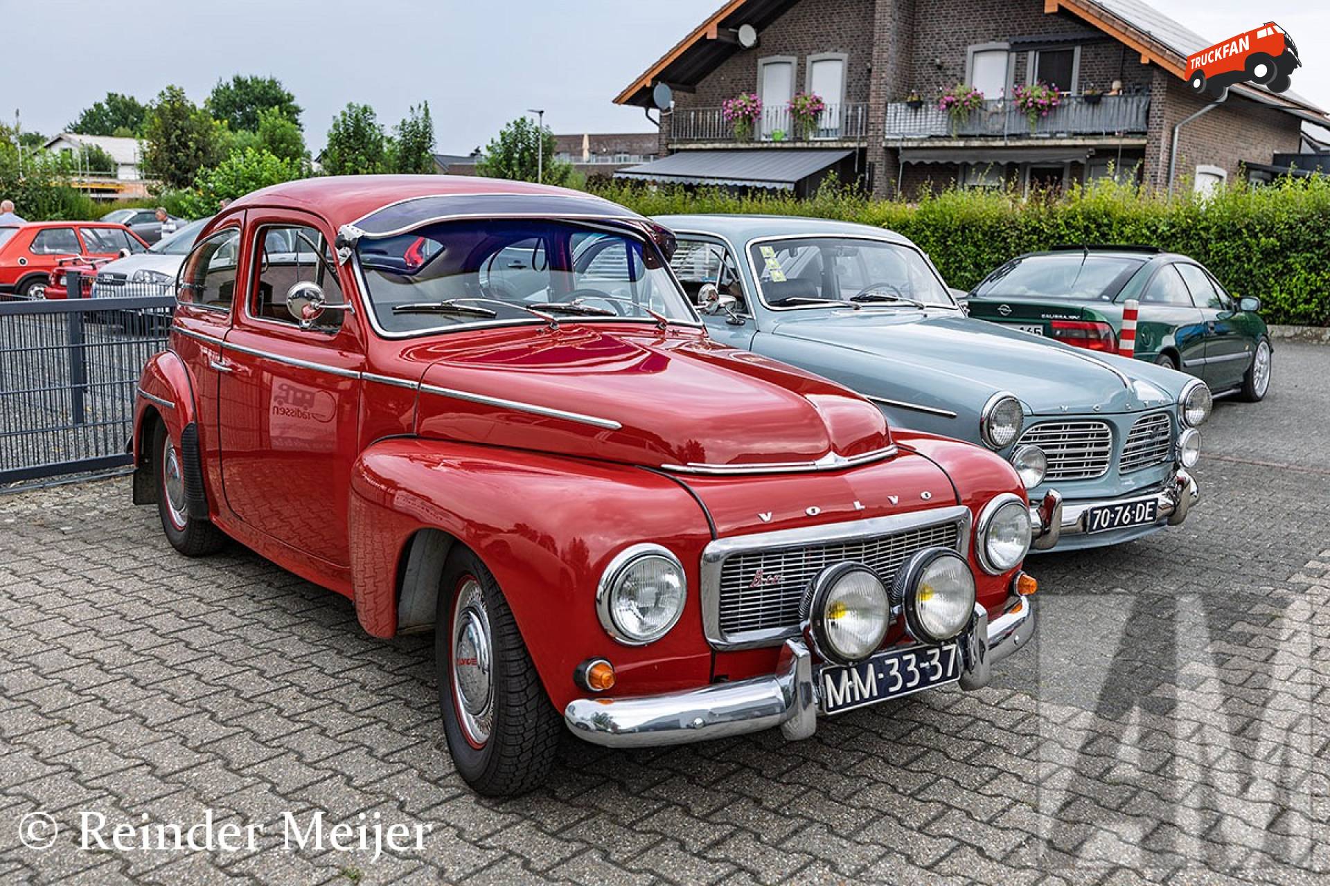 Volvo machines tijdens oldtimertreffen in Birgden Duitsland