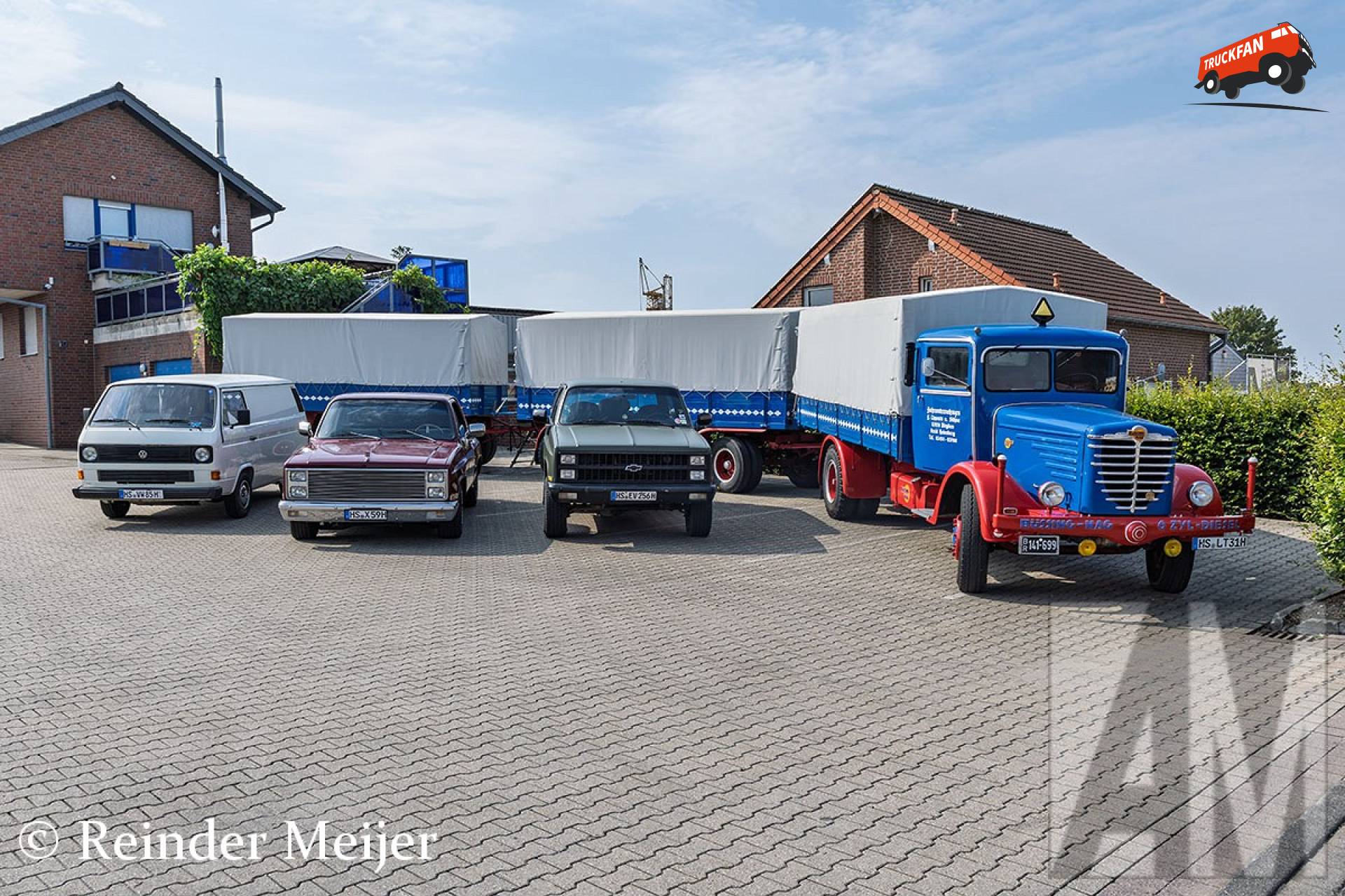 Oldtimertreffen bij Lipperts KG Transporte in Birgden