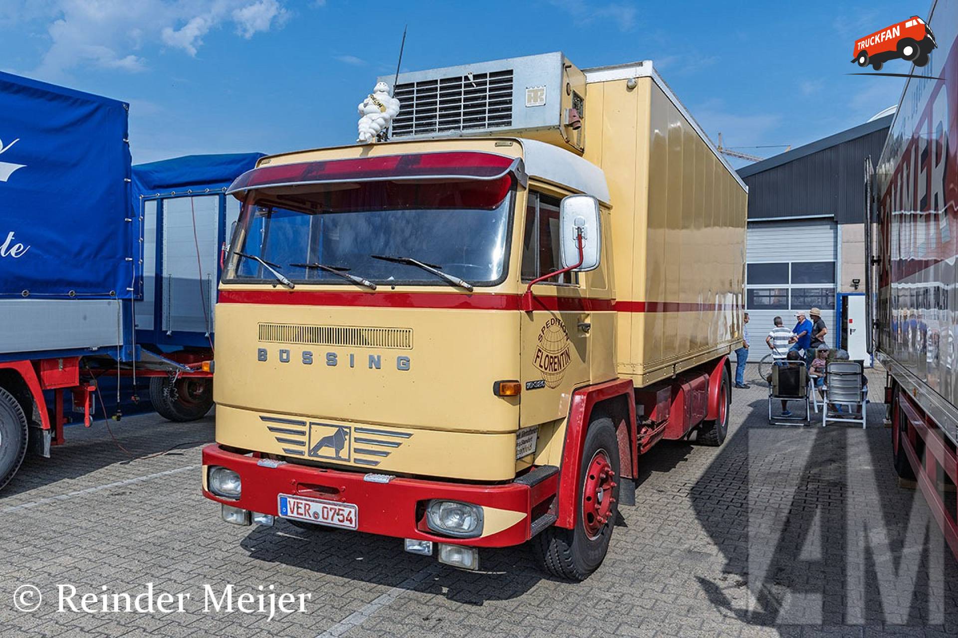Büssing BS machine op oldtimertreffen in Birgden