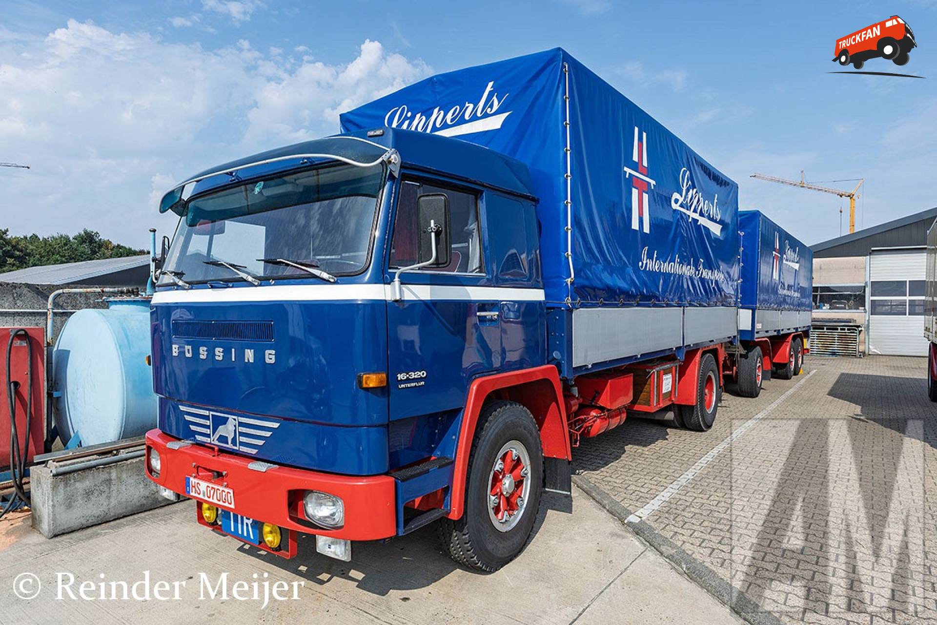 Büssing BS machine at the vintage car meeting in Birgden