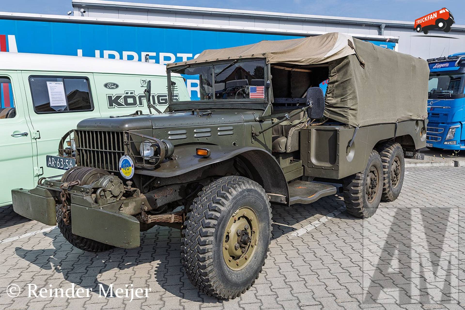 Dodge WC op oldtimertreffen in Birgden, Duitsland
