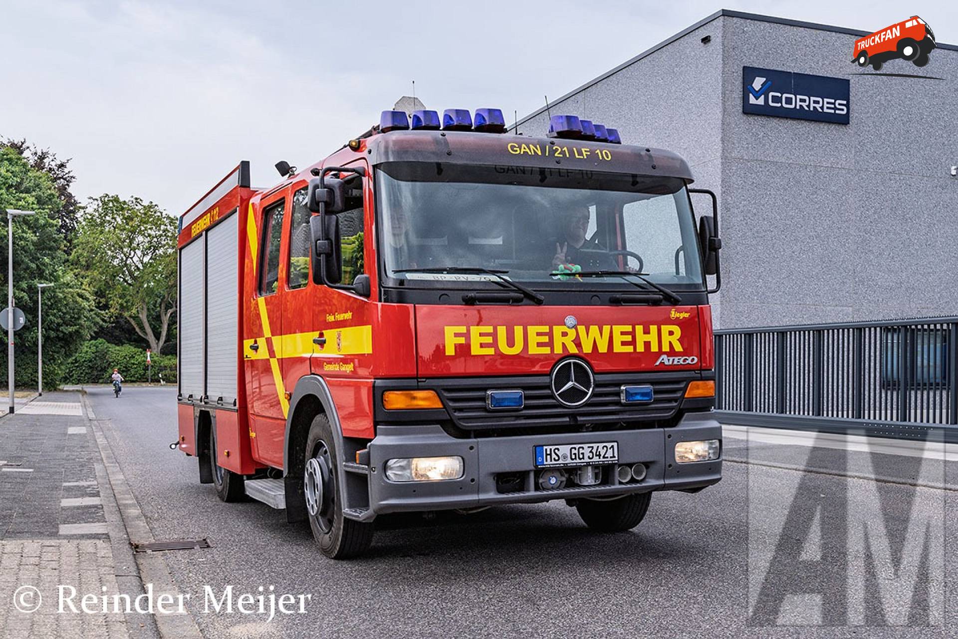 Mercedes-Benz Atego MP1 bij oldtimertreffen Birgden
