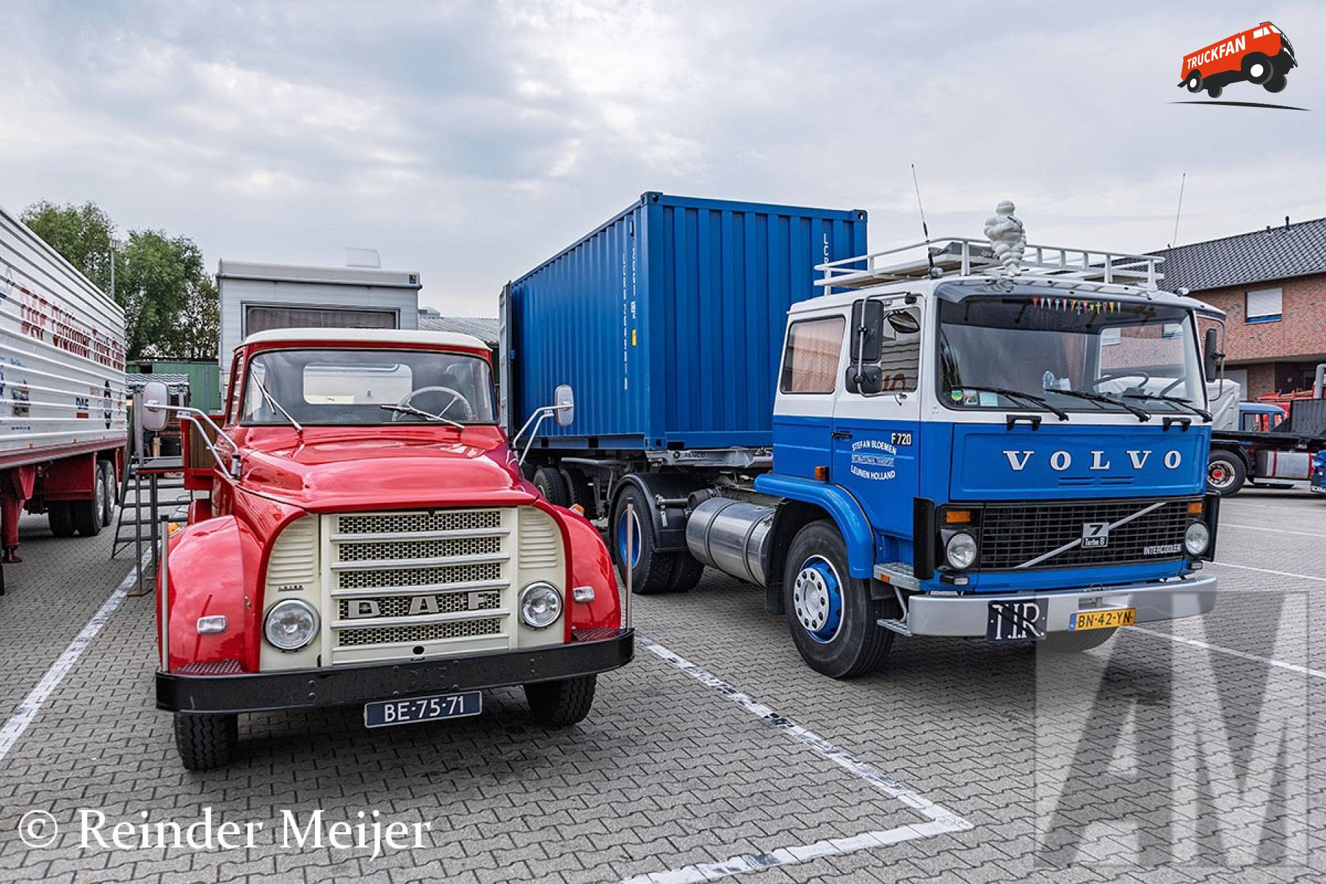 Oldtimertreffen in Birgden met Volvo F7 en DAF T16