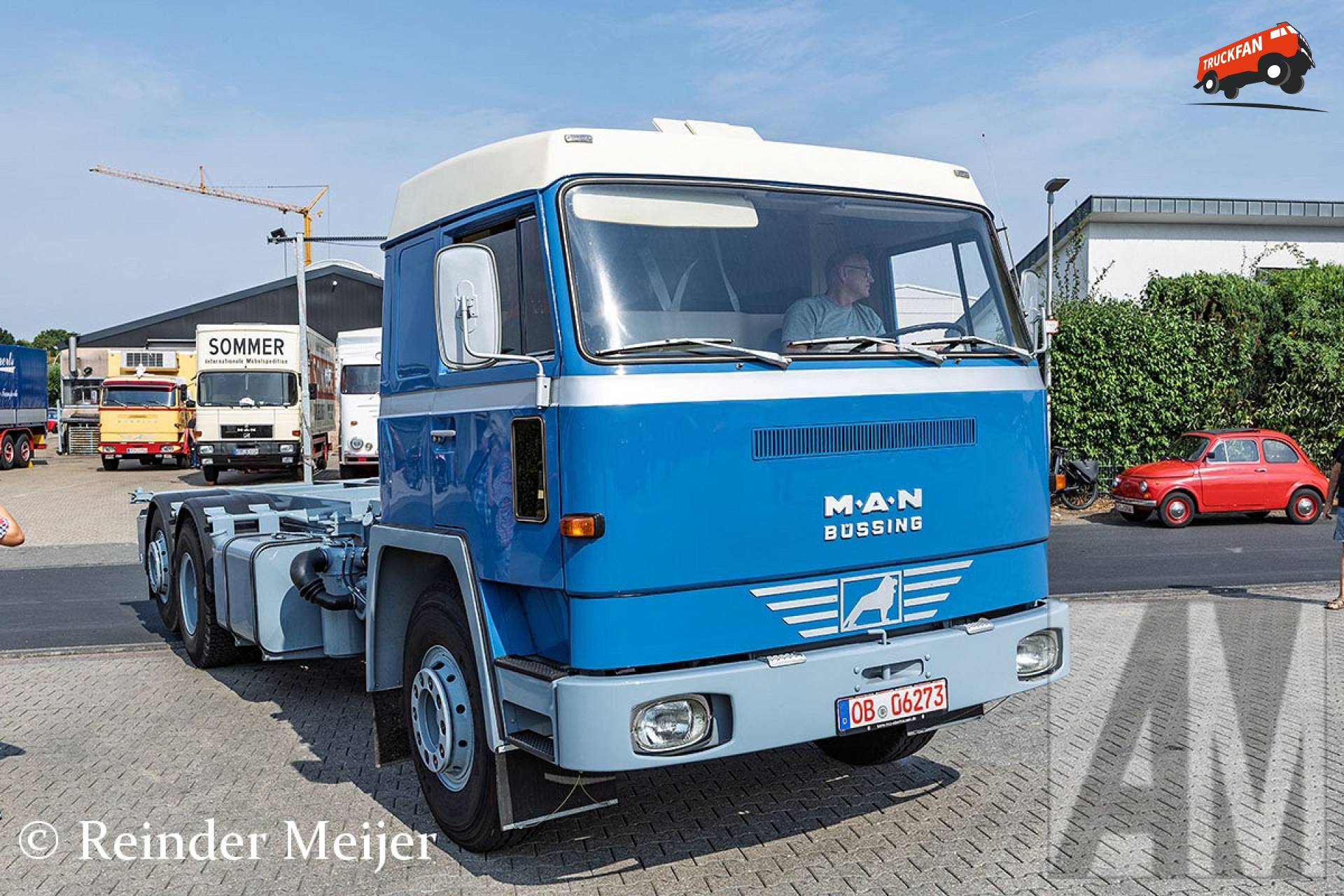 M.A.N.-Büssing machine op oldtimertreffen in Birgden