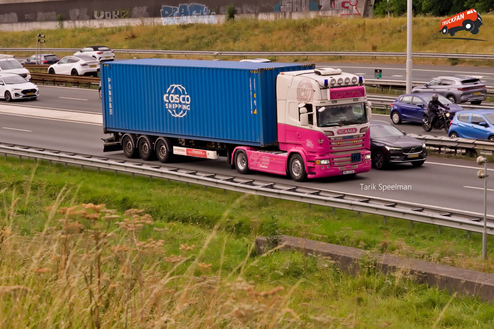 Scania R500 Container Truck NE IS 86 on A16