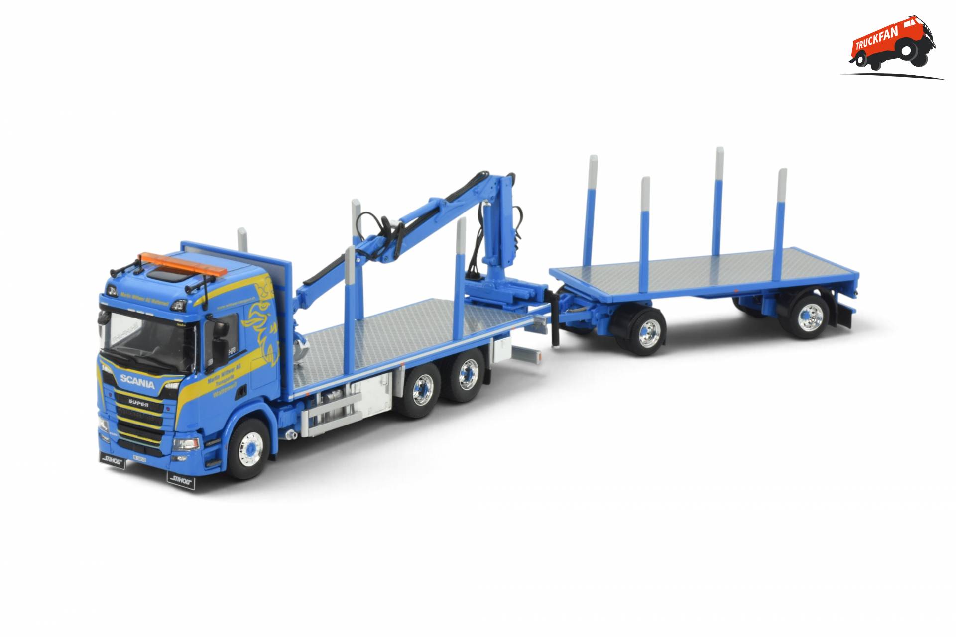 Scania houtauto model van Martin Wittwer