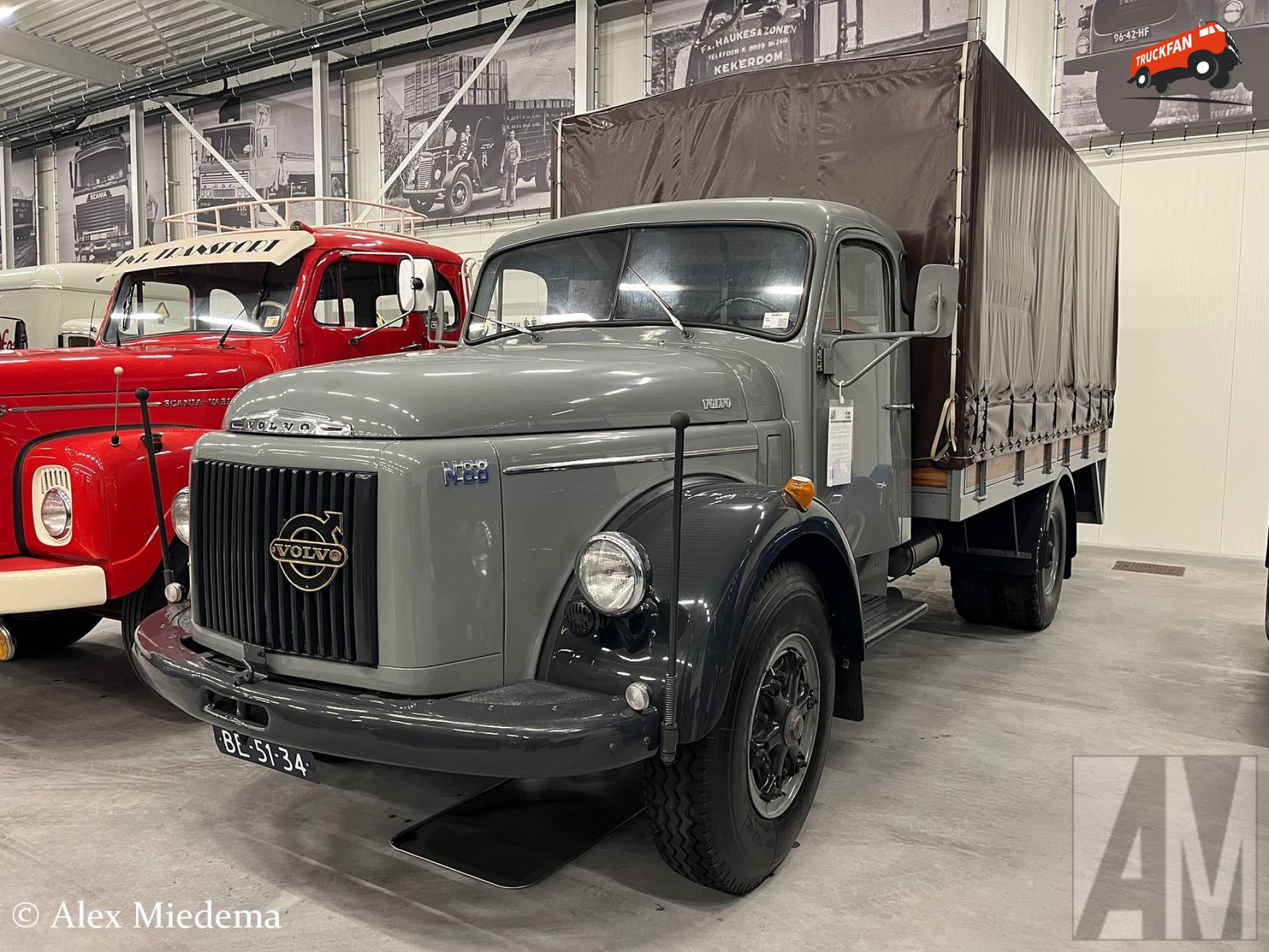 Volvo N88 with license BE-51-34 in Druten