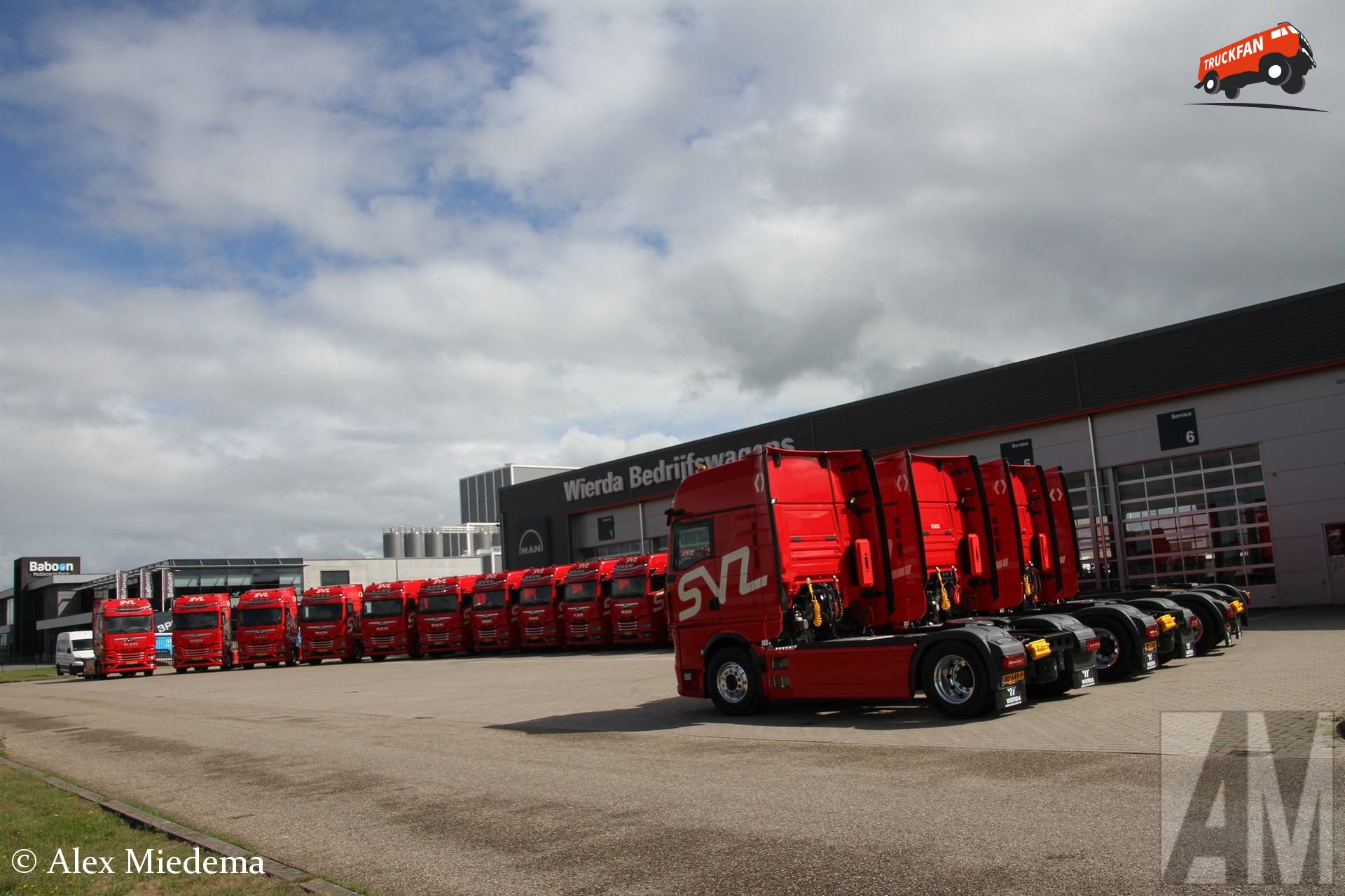 20 MAN TGX trucks ready for SVZ Transport delivery