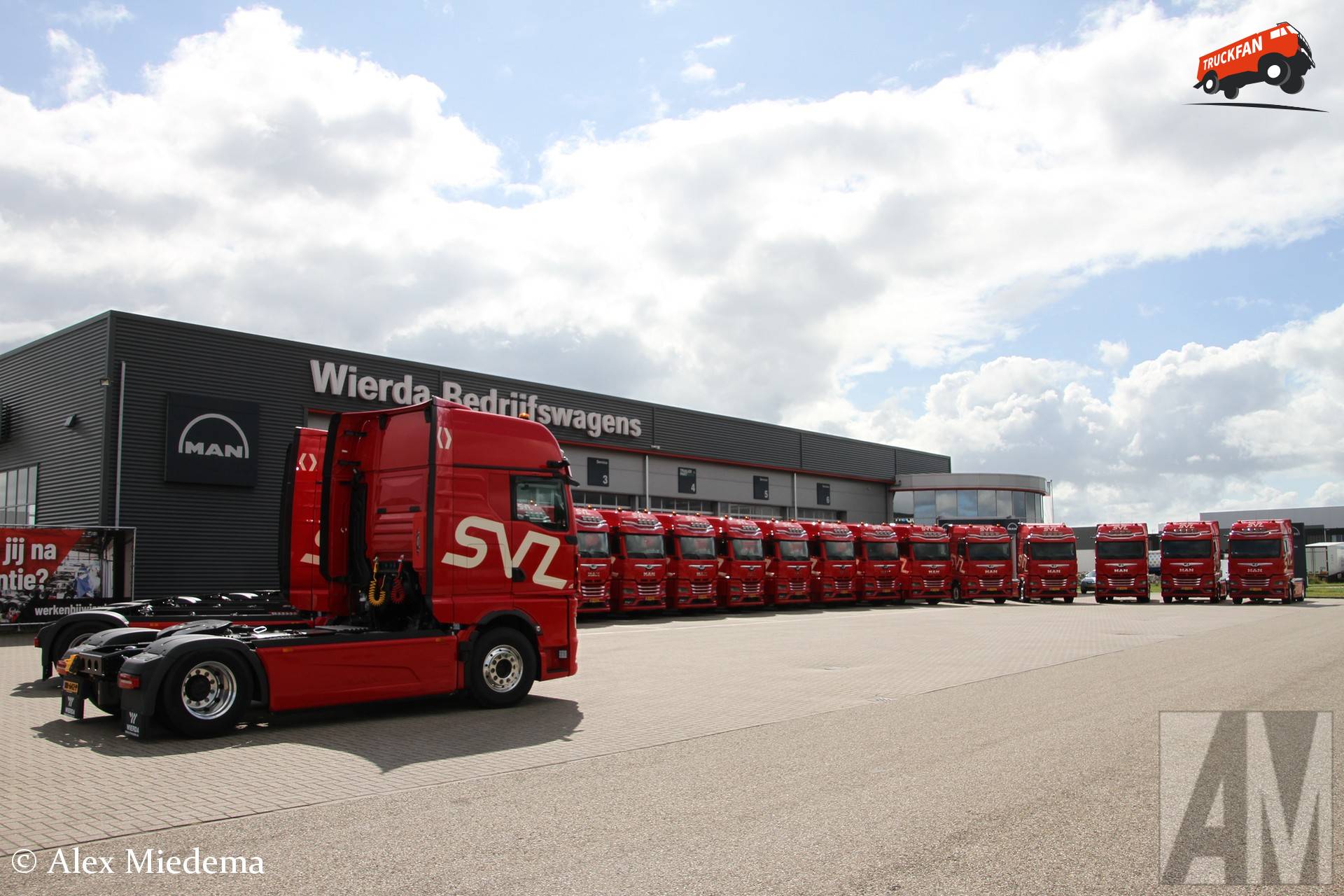 20 MAN TGX trucks prepared for SVZ delivery