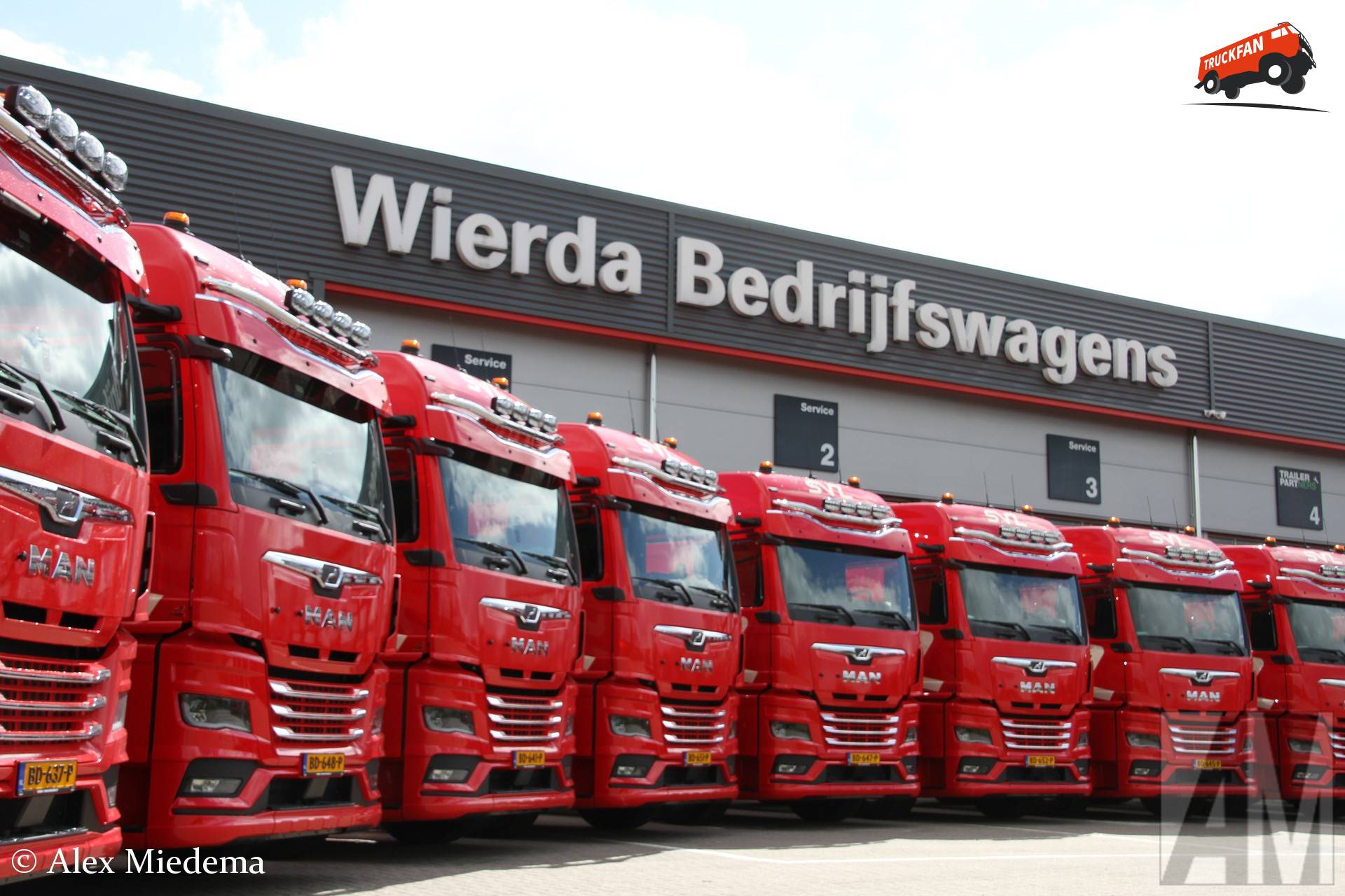 MAN TGX trucks bij Wierda Bedrijfswagens Heerenveen
