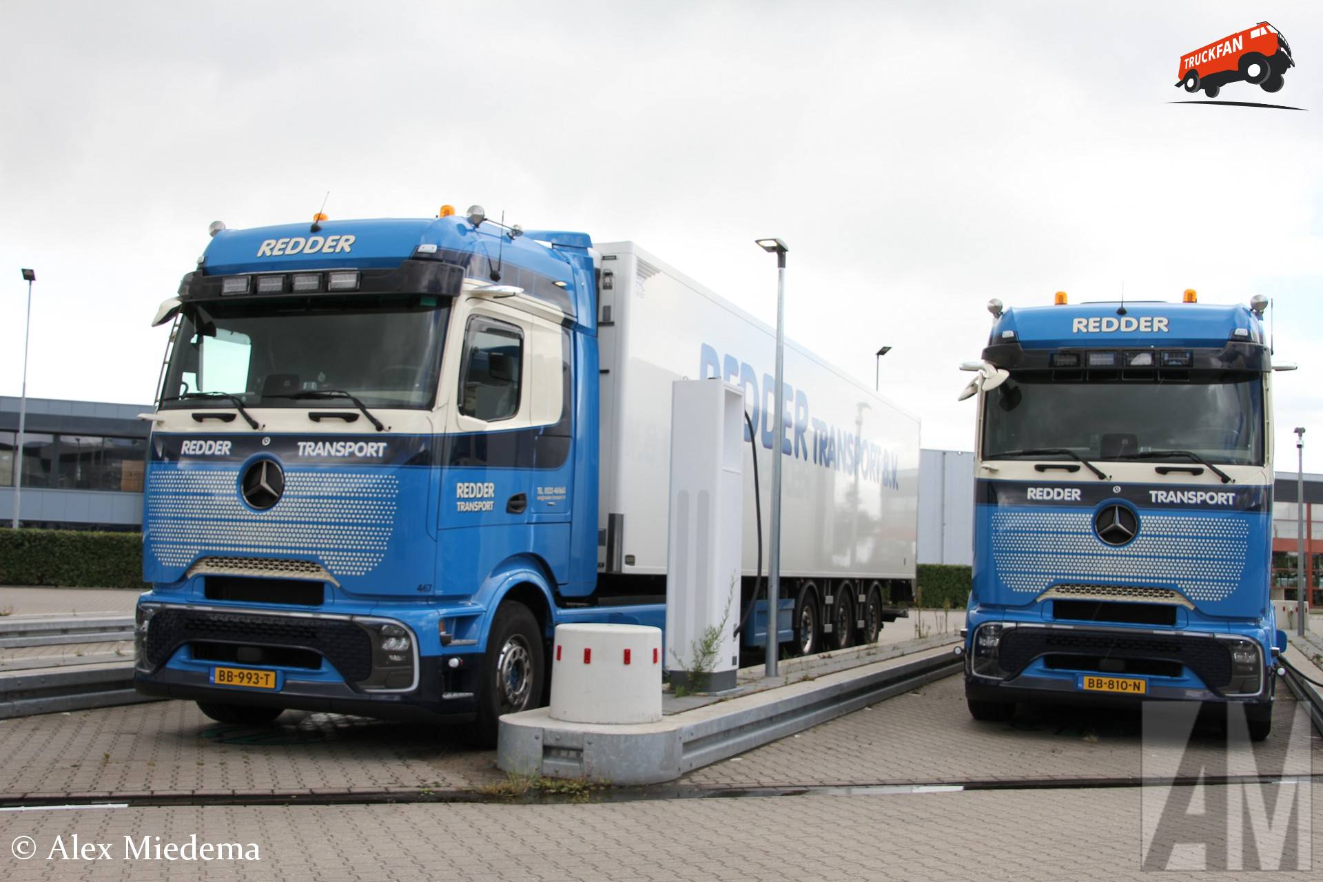 Transportbedrijf Redder's Mercedes-Benz eActros vehicles