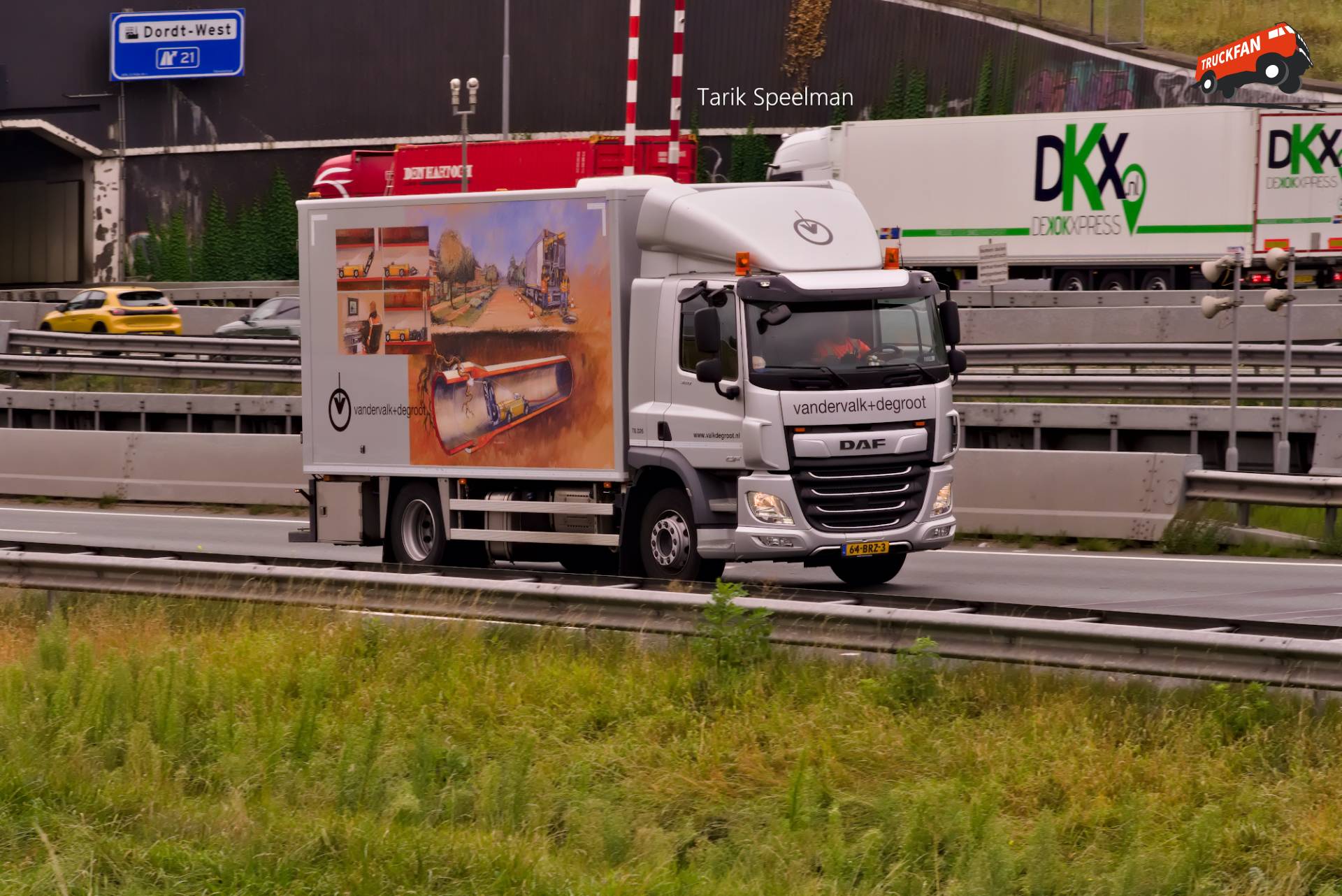 70.026, DAF CF Euro 6 op de A16