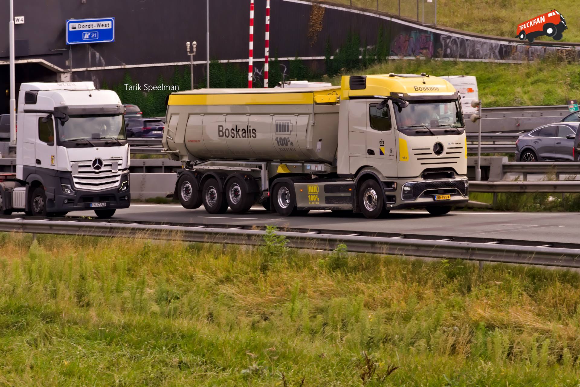 161, Mercedes-Benz eActros ProCabin kipper vrachtwagen