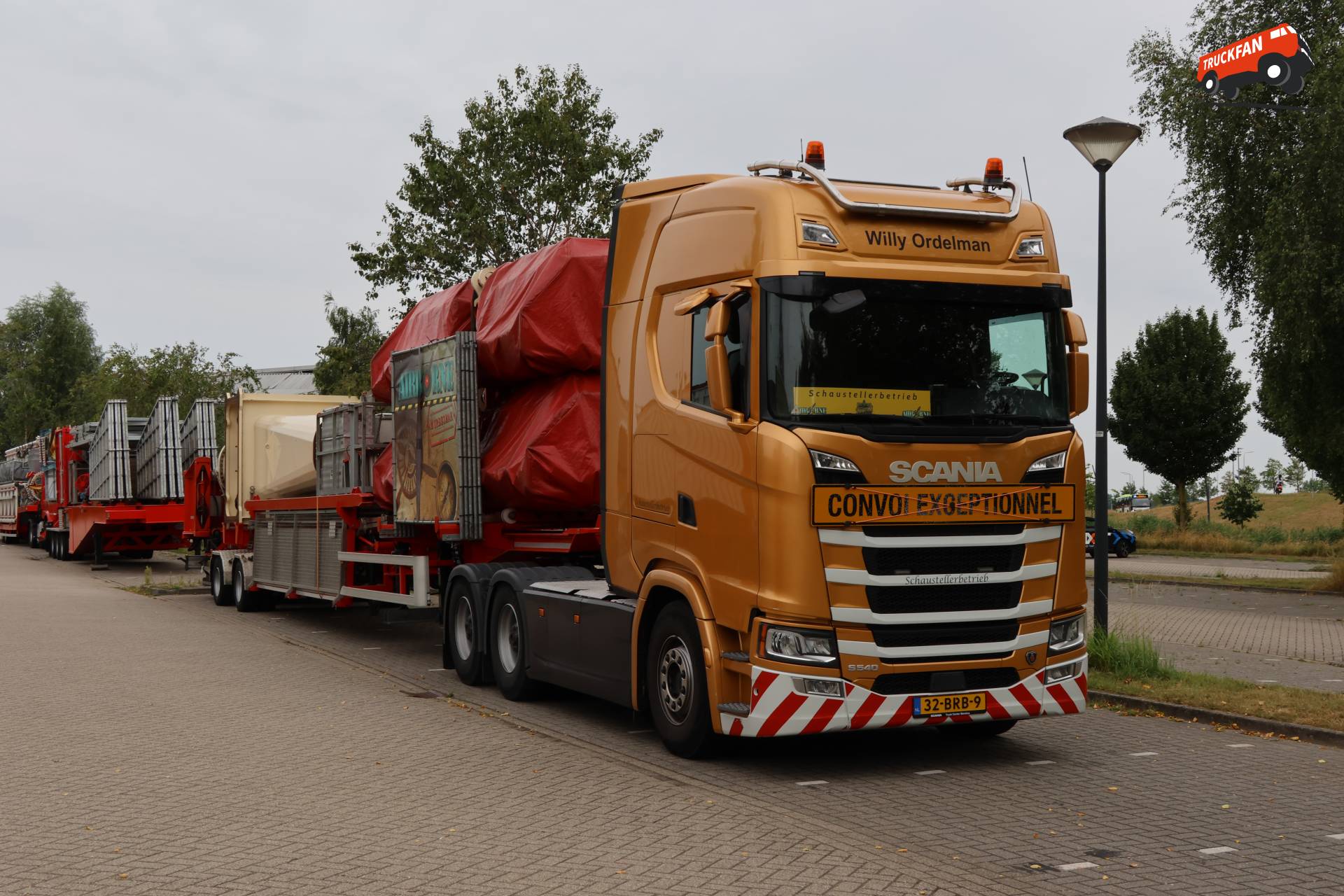 Scania S540 vrachtwagen van Willy Ordelman