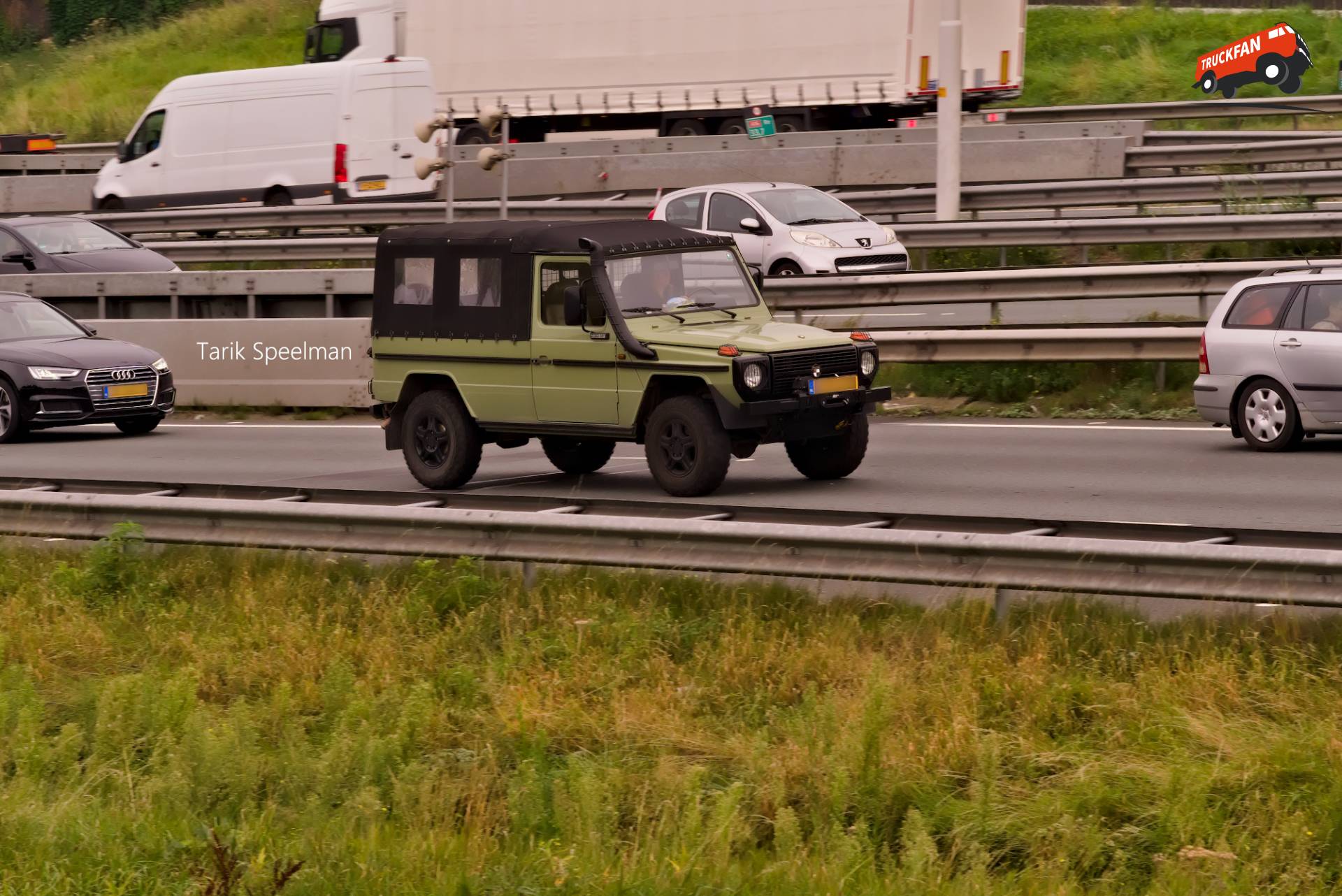 Puch G personenvervoer op A16