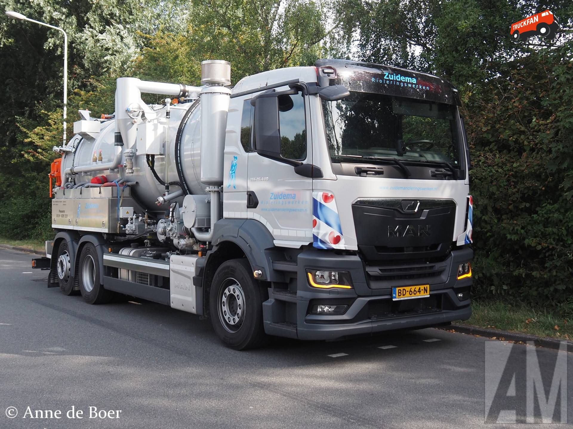 MAN TGS van Zuidema Paesens gefotografeerd door Anne de Boer