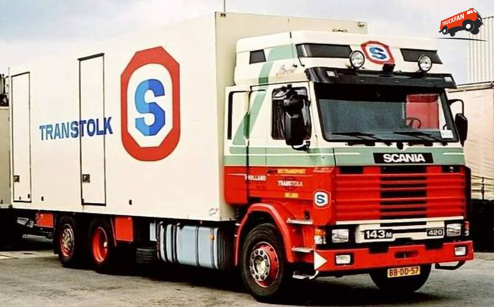 Binnenkort in 1:50 bij Tekno: Scania 143 TranStolk