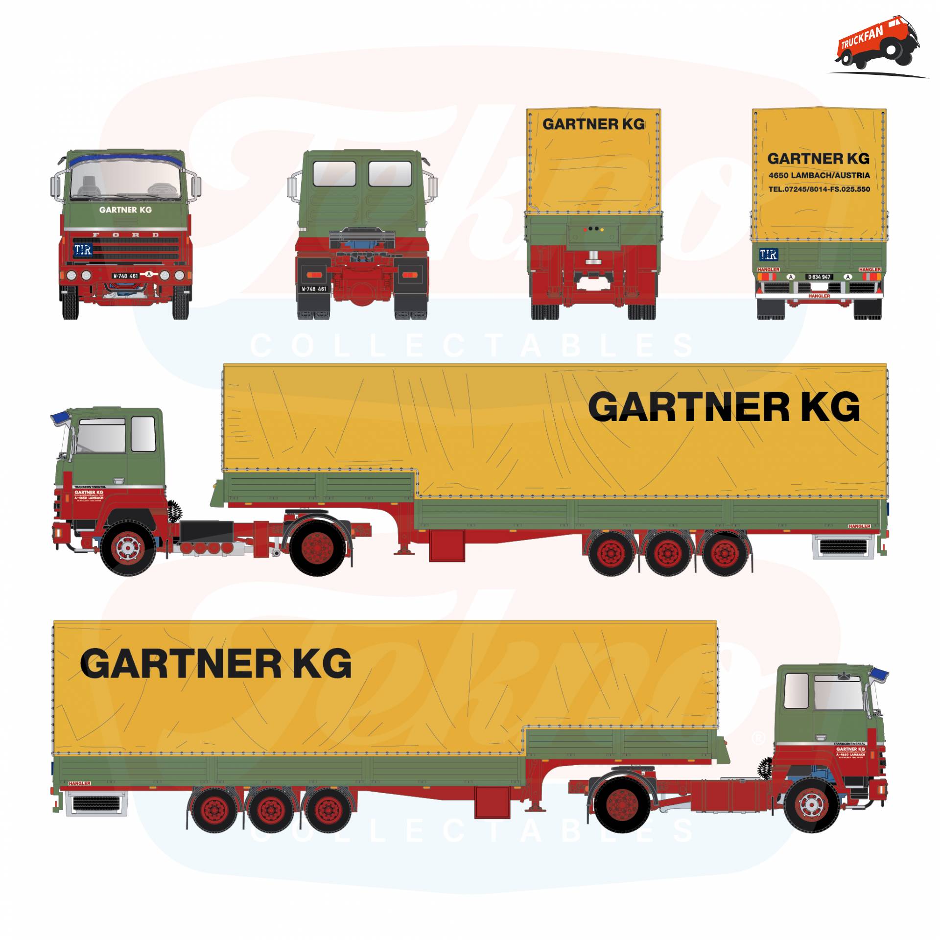 Ford Transcontinental model van Gartner KG