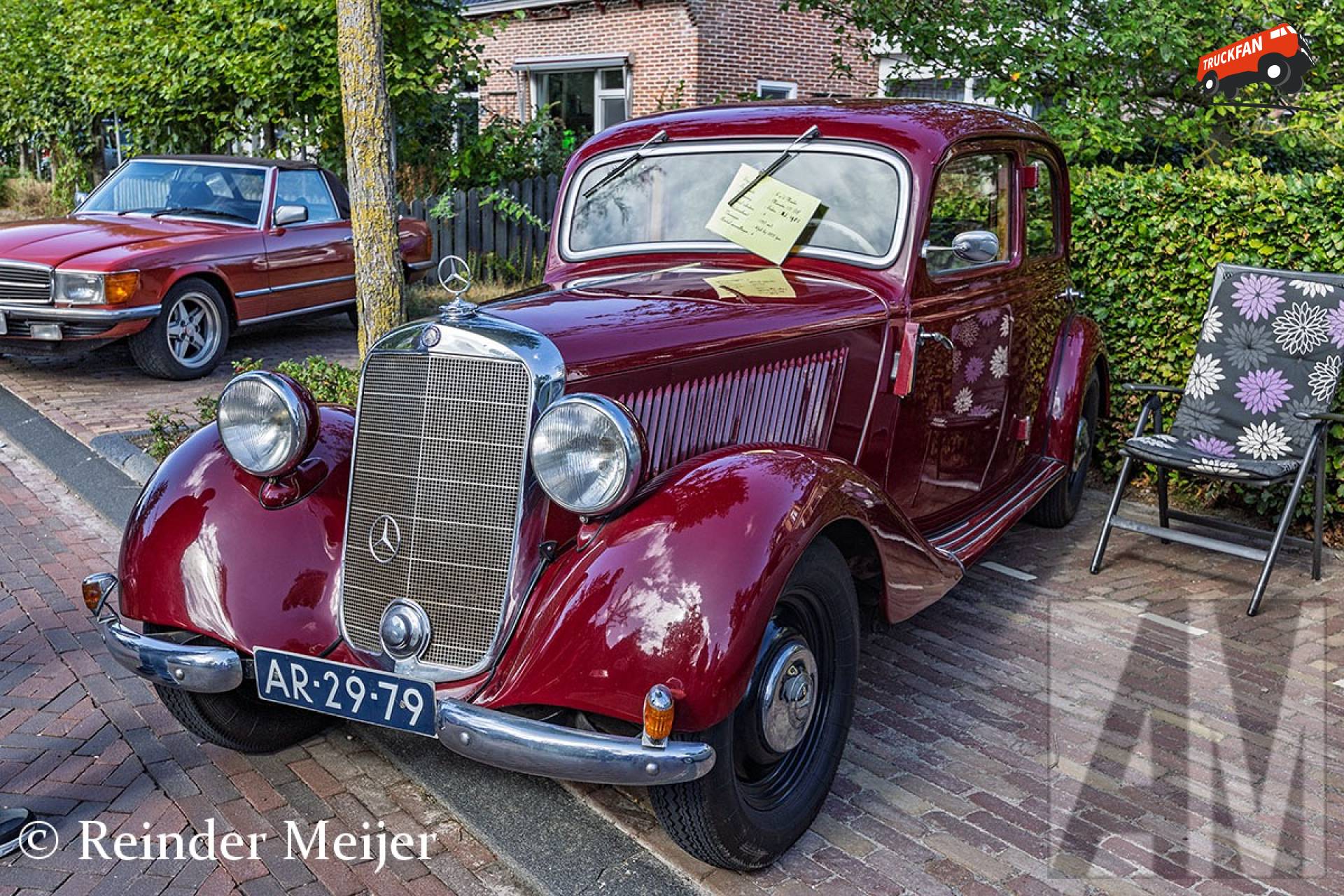 Mercedes-Benz 170D bij Oldtimerdei Tzummarum