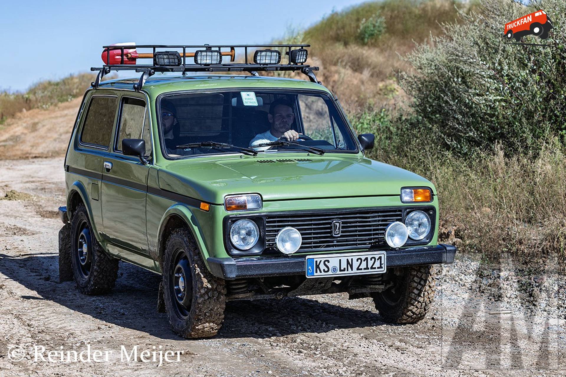 Lada Niva bij Kippertreffen Transkal Grebenstein
