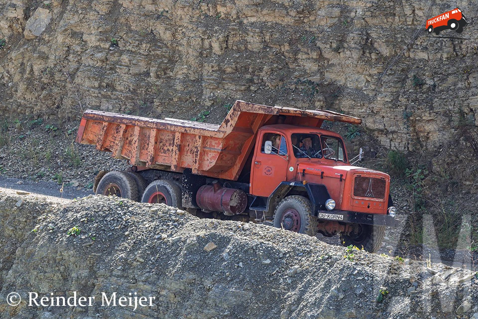 Magirus Deutz Eckhauber dumper bij Kippertreffen 2026