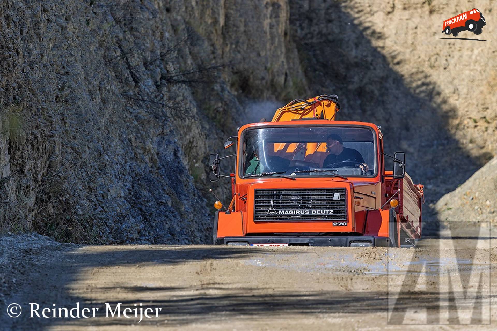 Magirus-Deutz 270 bij Kippertreffen Transkal Grebenstein