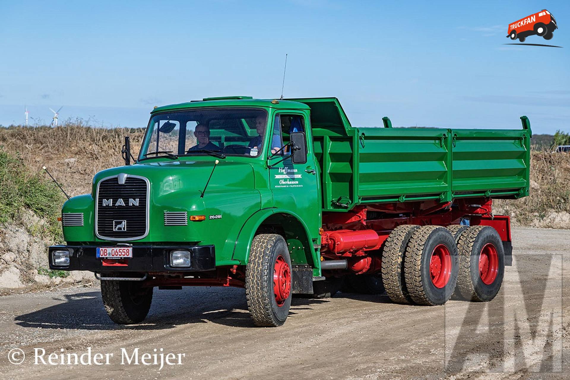 MAN 26.281 truck bij Kippertreffen Transkal Grebenstein