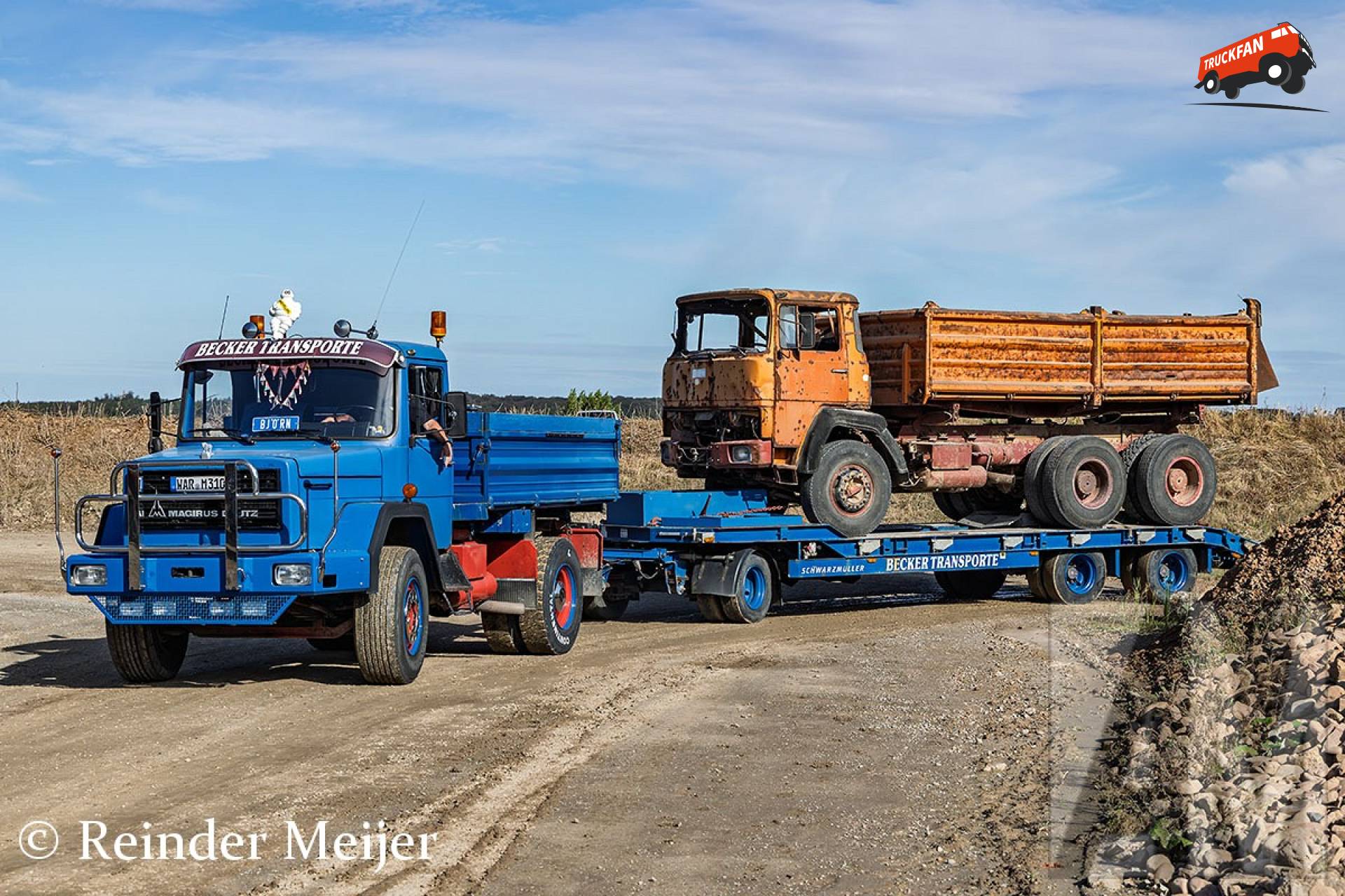 Magirus-Deutz vrachtwagen van Becker Transporte