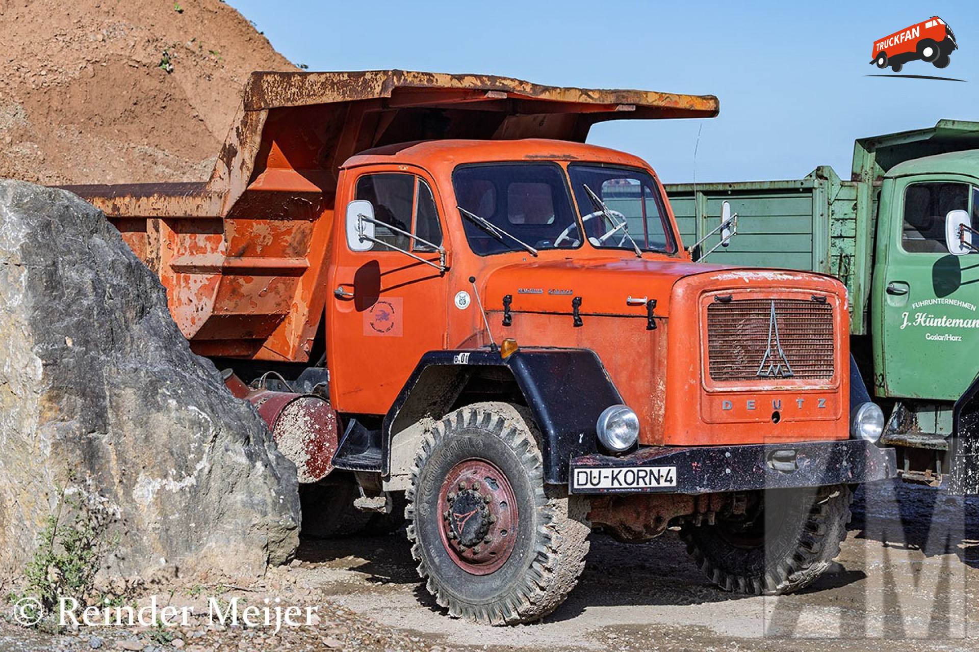 Magirus-Deutz dumper bij Kippertreffen Transkal Grebenstein