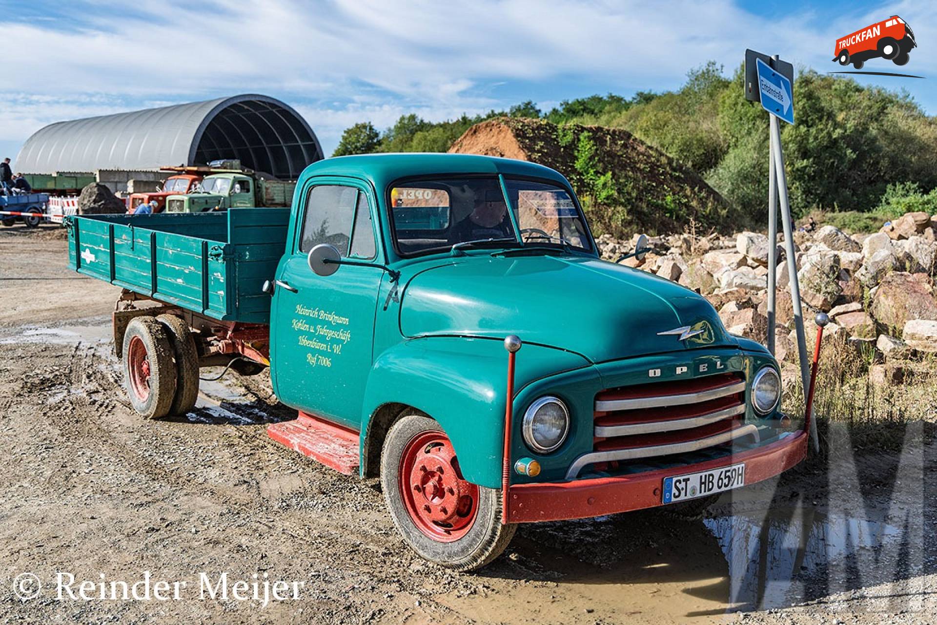 Opel Blitz bij Kippertreffen Transkal Grebenstein