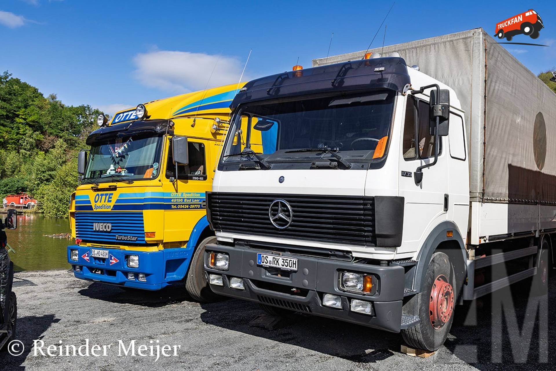 Mercedes-Benz 1735 en Iveco TurboStar bij Stöffelfest Enspel