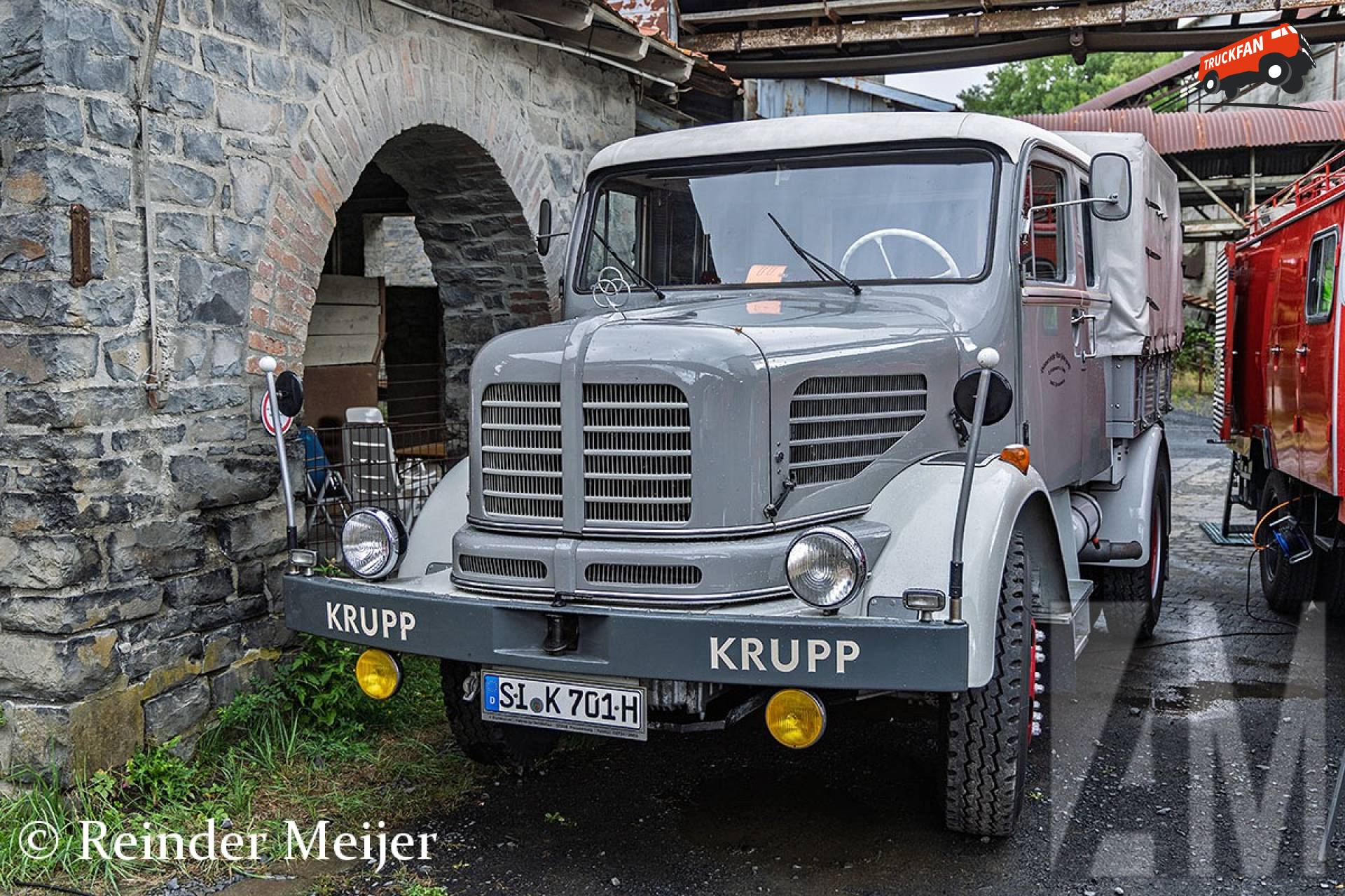 Krupp machine bij Stöffelfest Enspel