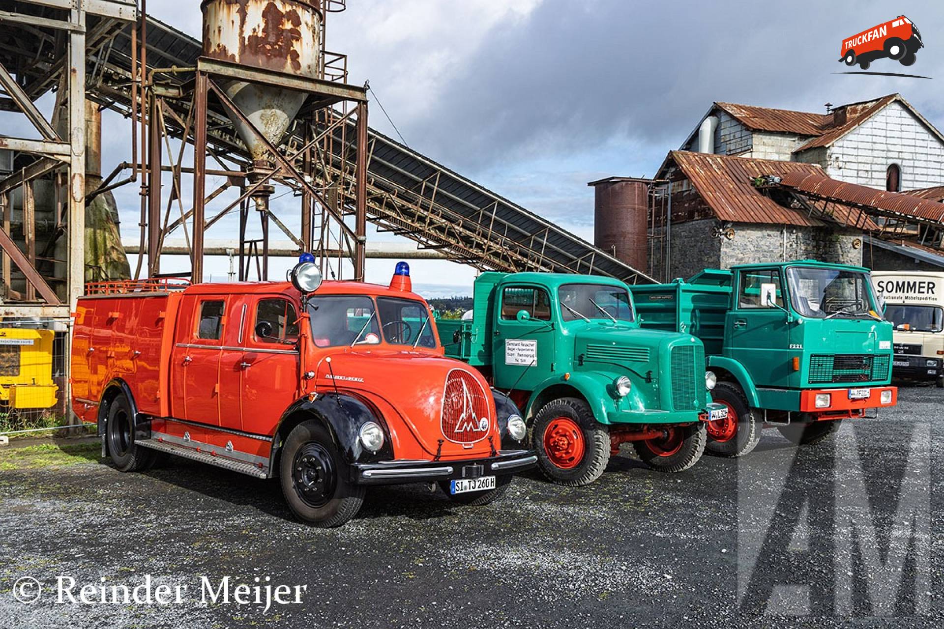 Magirus Deutz, Mercedes-Benz en Hanomag-Henschel trucks