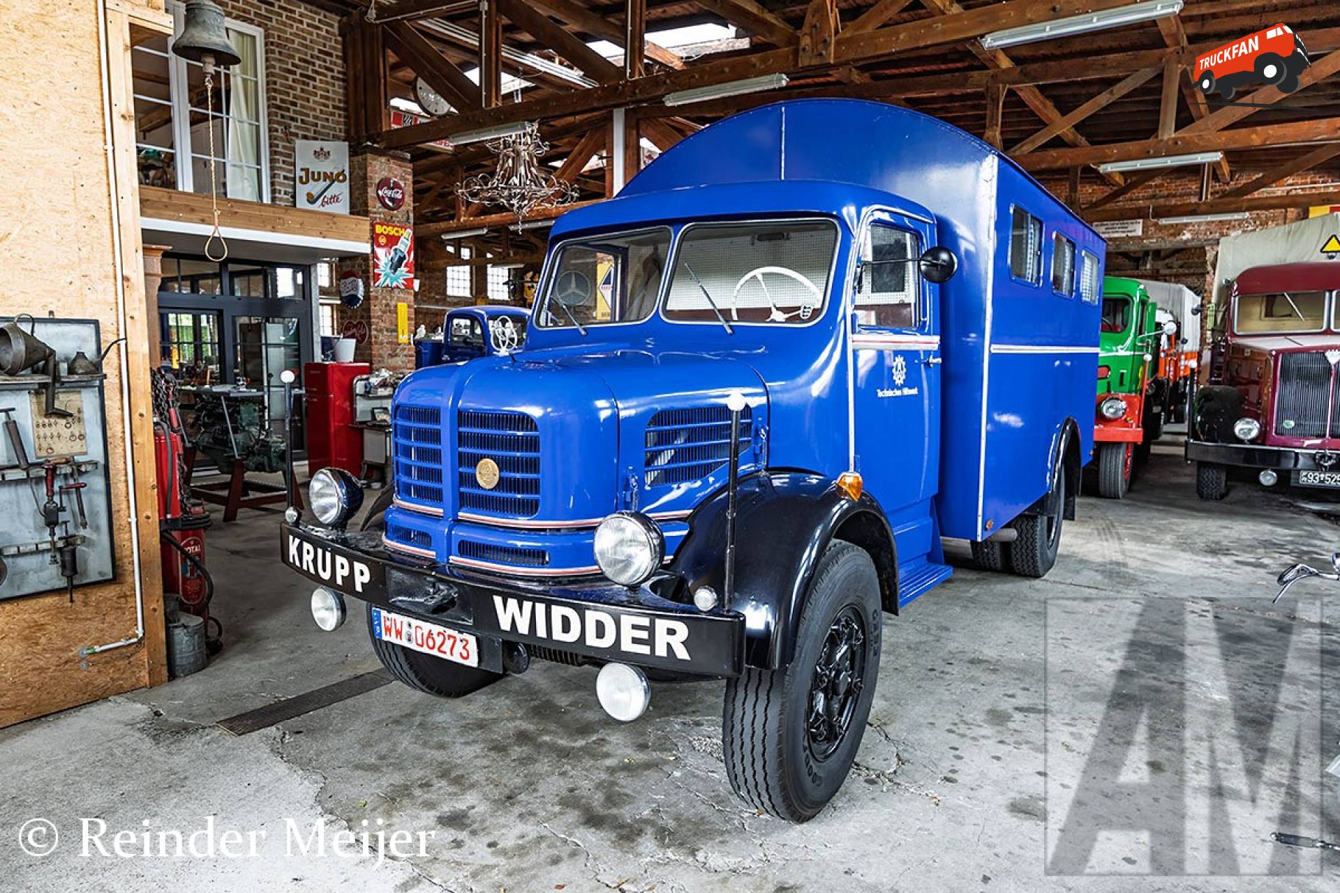 Ex THW Krupp Widder in Veteranenhalle Selters