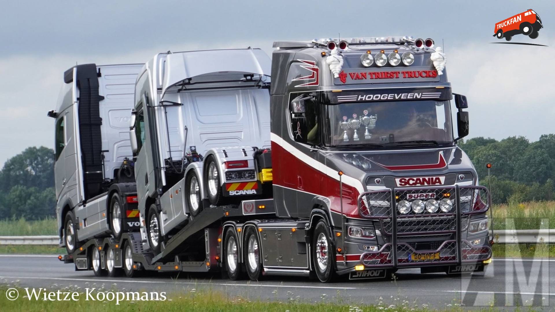 Foto van Truckstar Festival uittocht door Wietze Koopmans
