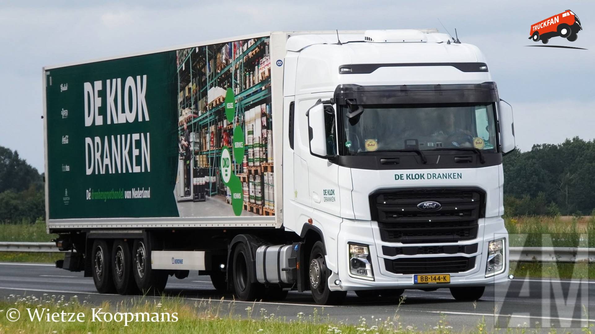 Ford F-MAX en Krone oplegger bij Truckstar Festival
