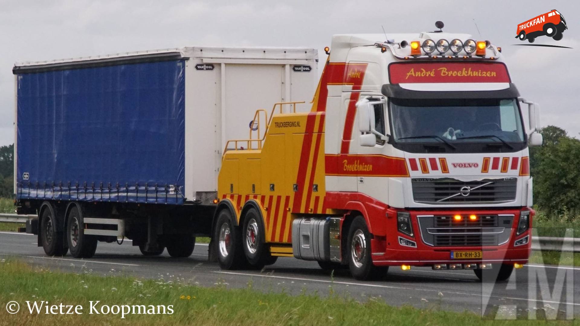 Volvo FH16 3rd gen bij uittocht Truckstar Festival