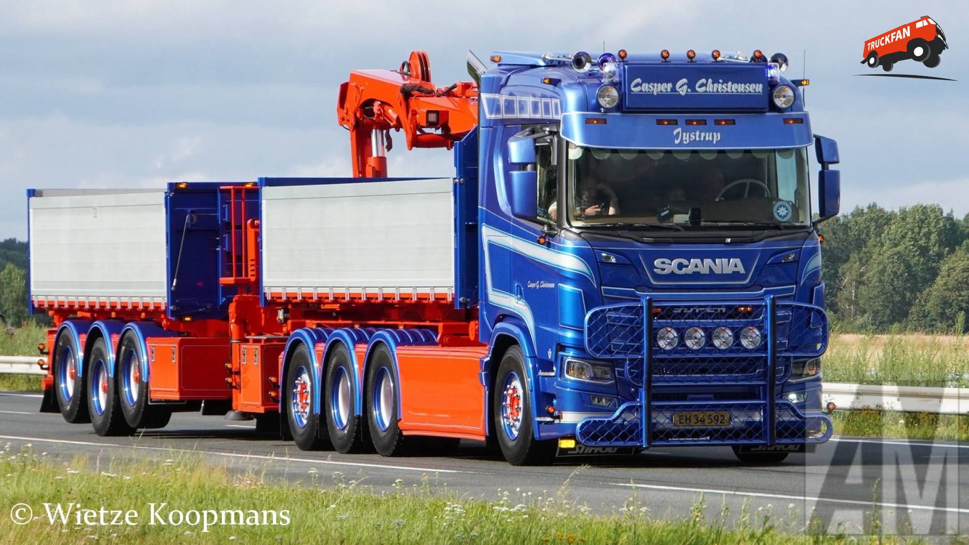 Uittocht van het Truckstar Festival bij Beilen