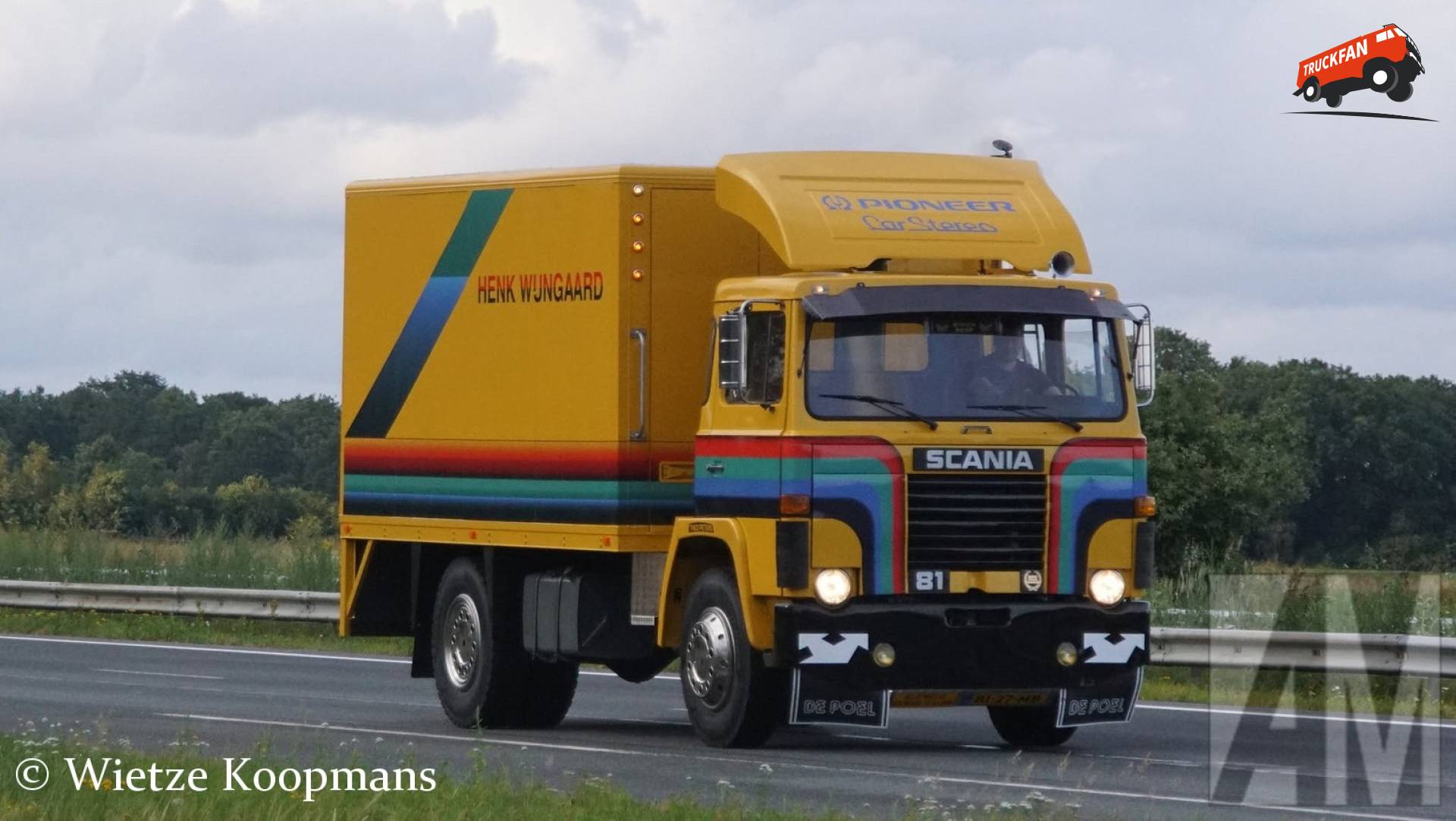 Scania 81 bij Beilen op A28