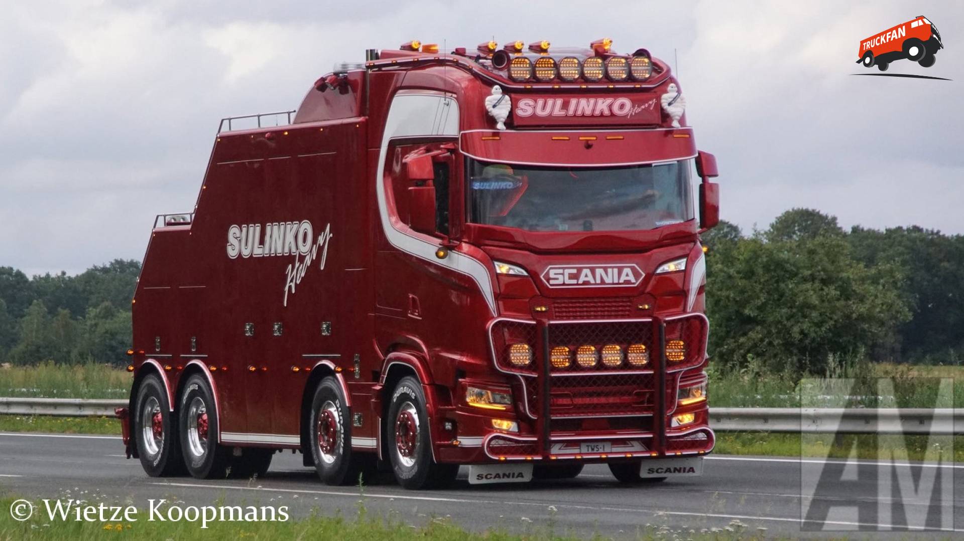 Truckstar Festival uittocht bij Beilen op A28