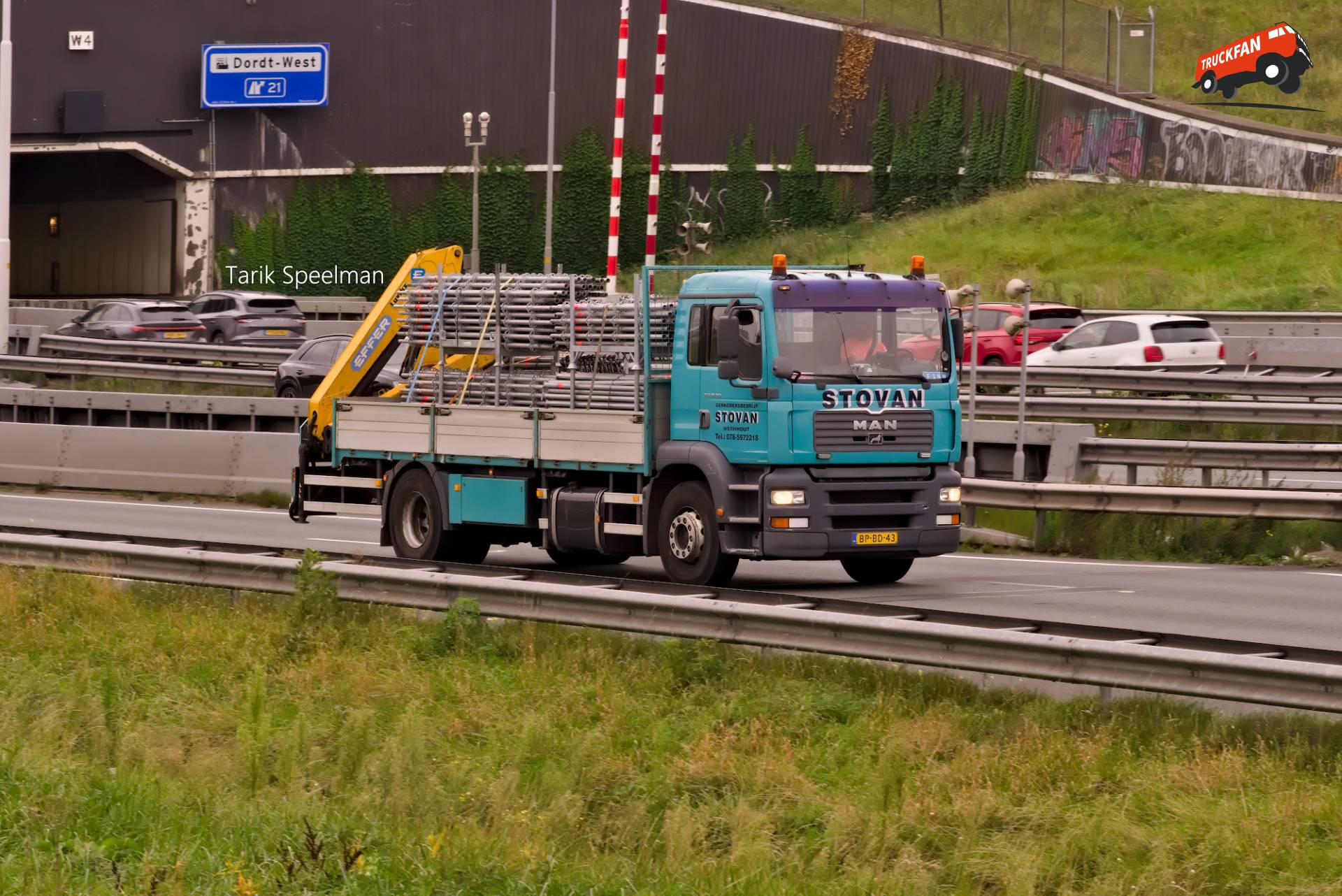 MAN TGA vrachtwagen met kenteken BP-BD-43