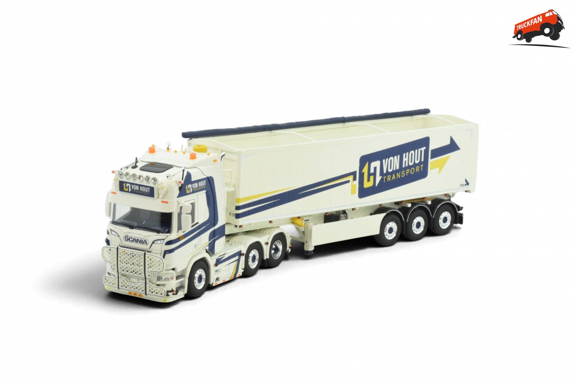 Von Hout transport Scania met oplegger