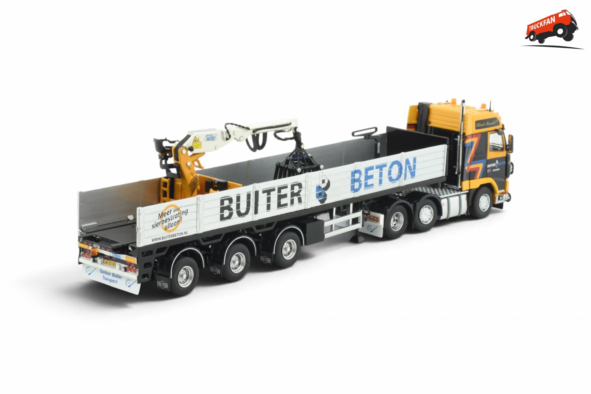 Volvo FH met Pacton stenenoplegger