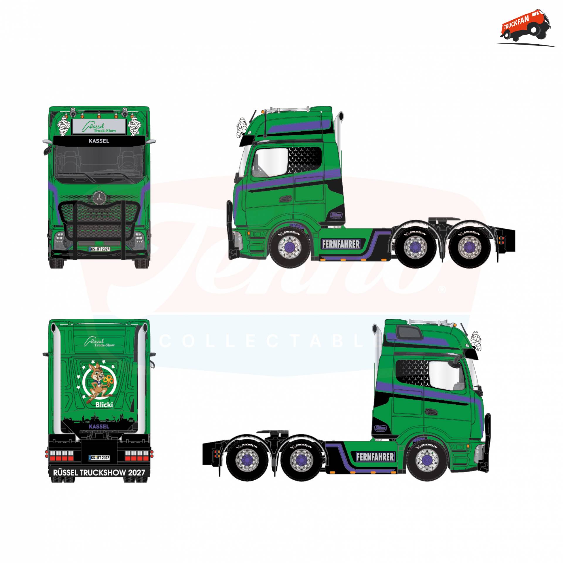 1:50 model van Rüssel Truck-Show aangekondigd