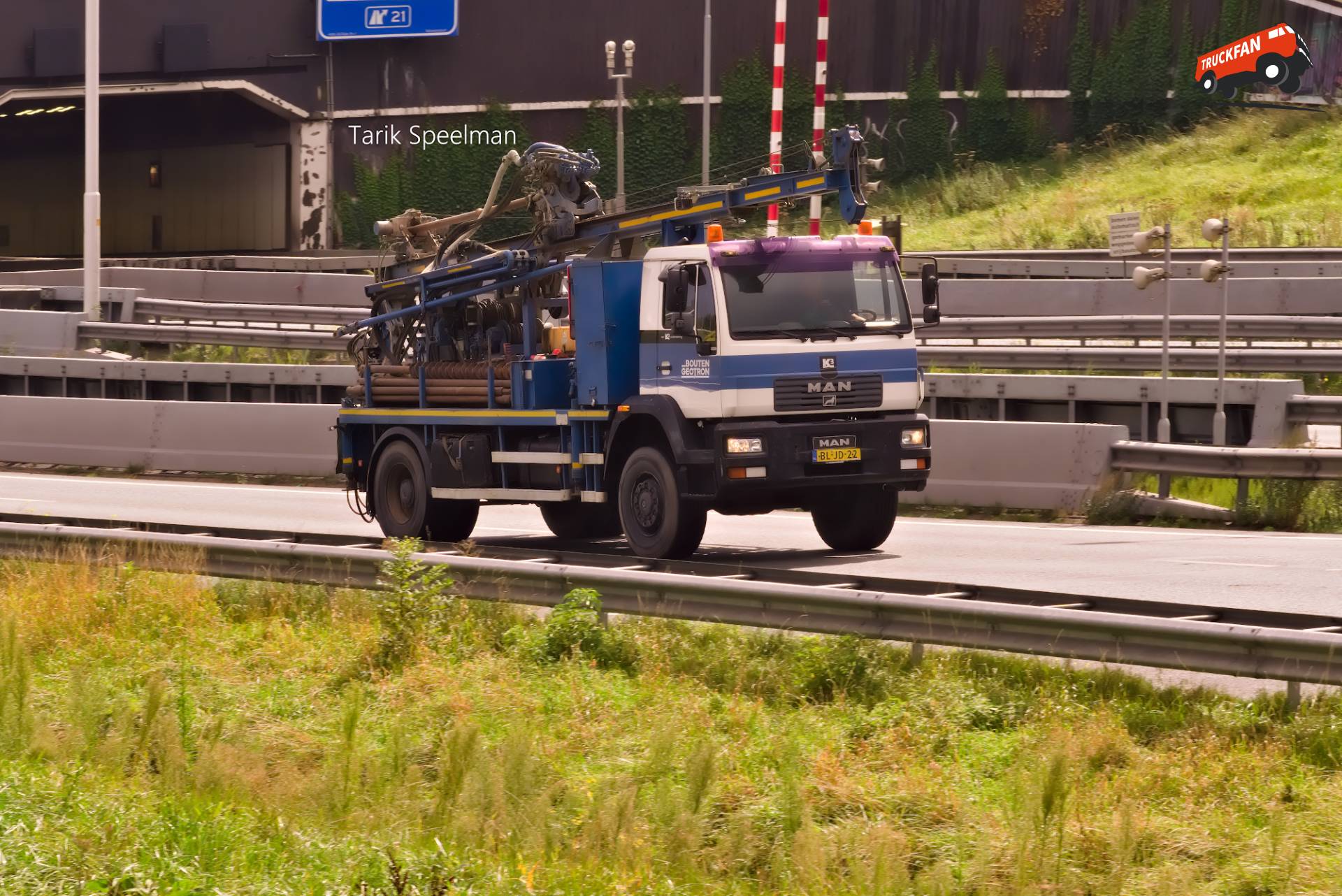 MAN L90 vrachtwagen met kenteken BL-JD-22